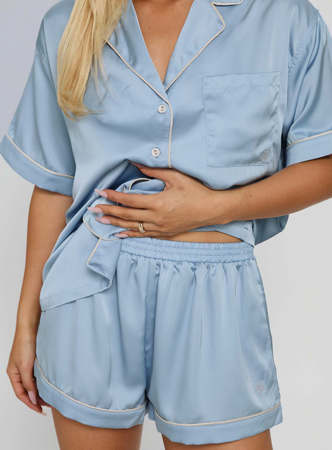 Hibernate Sleep Satin Set Blue - Image 6