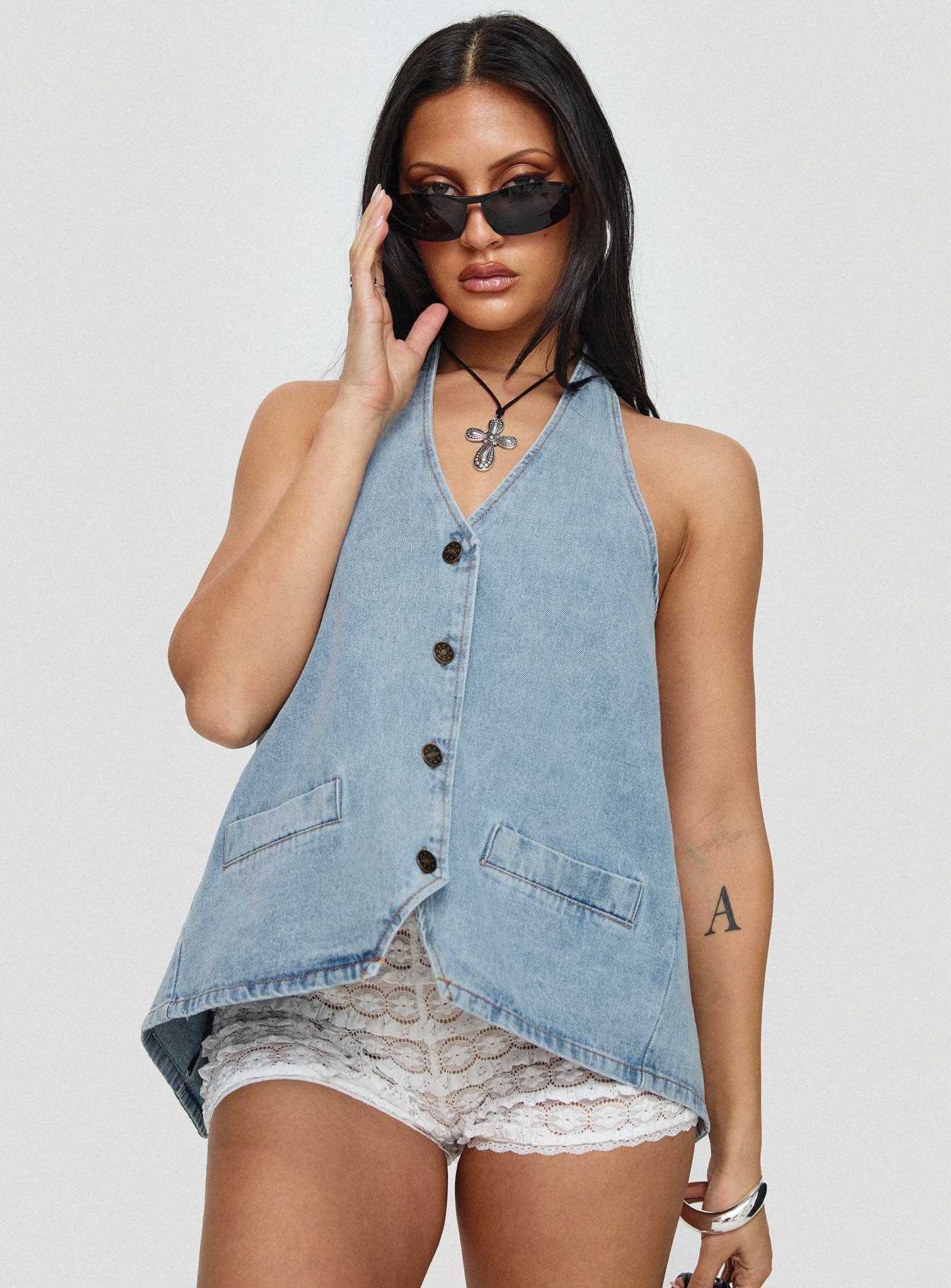 Hills Halter Washed Blue - Image 9