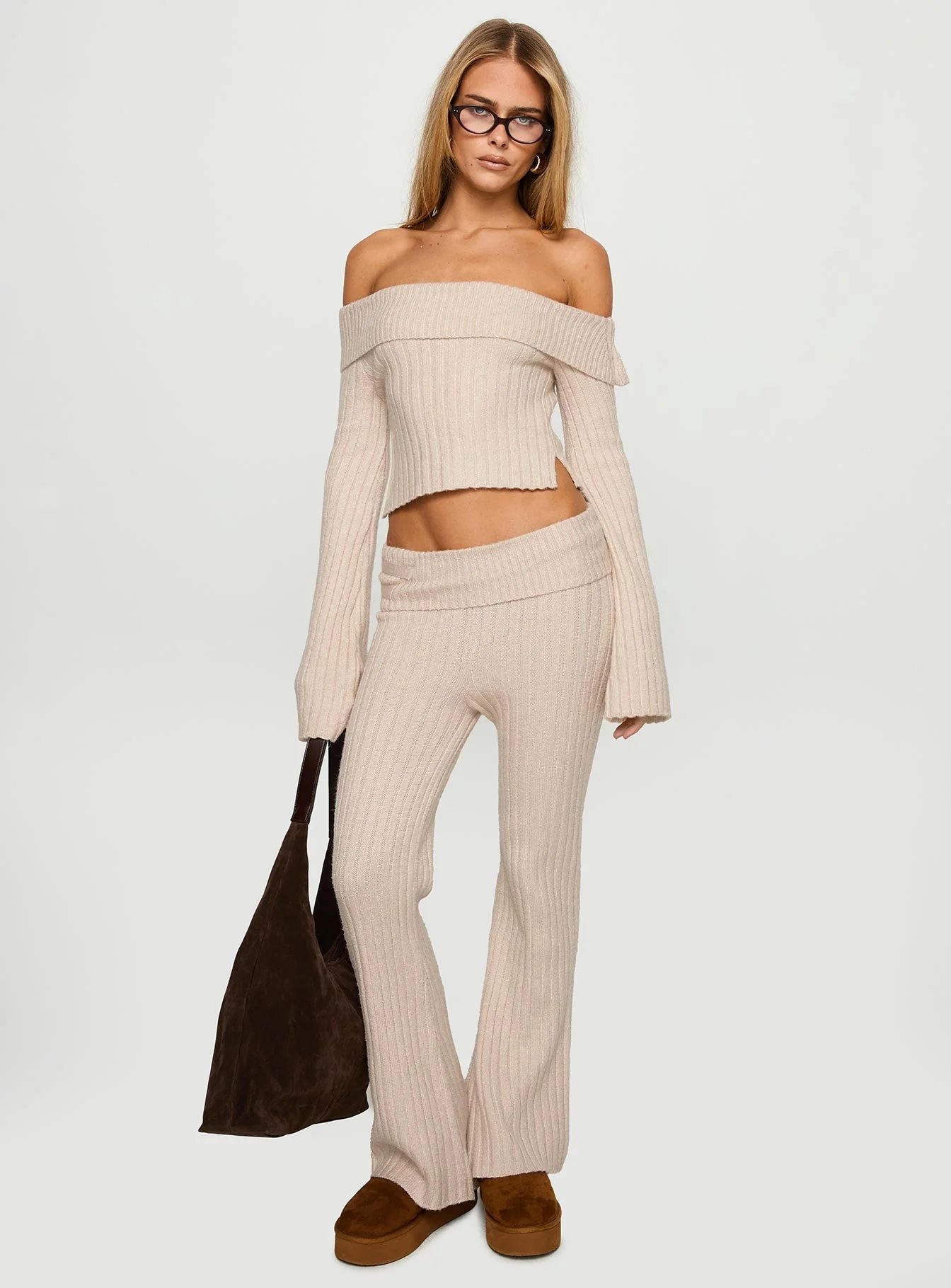 With Purpose Knit Jumper Beige - Image 3
