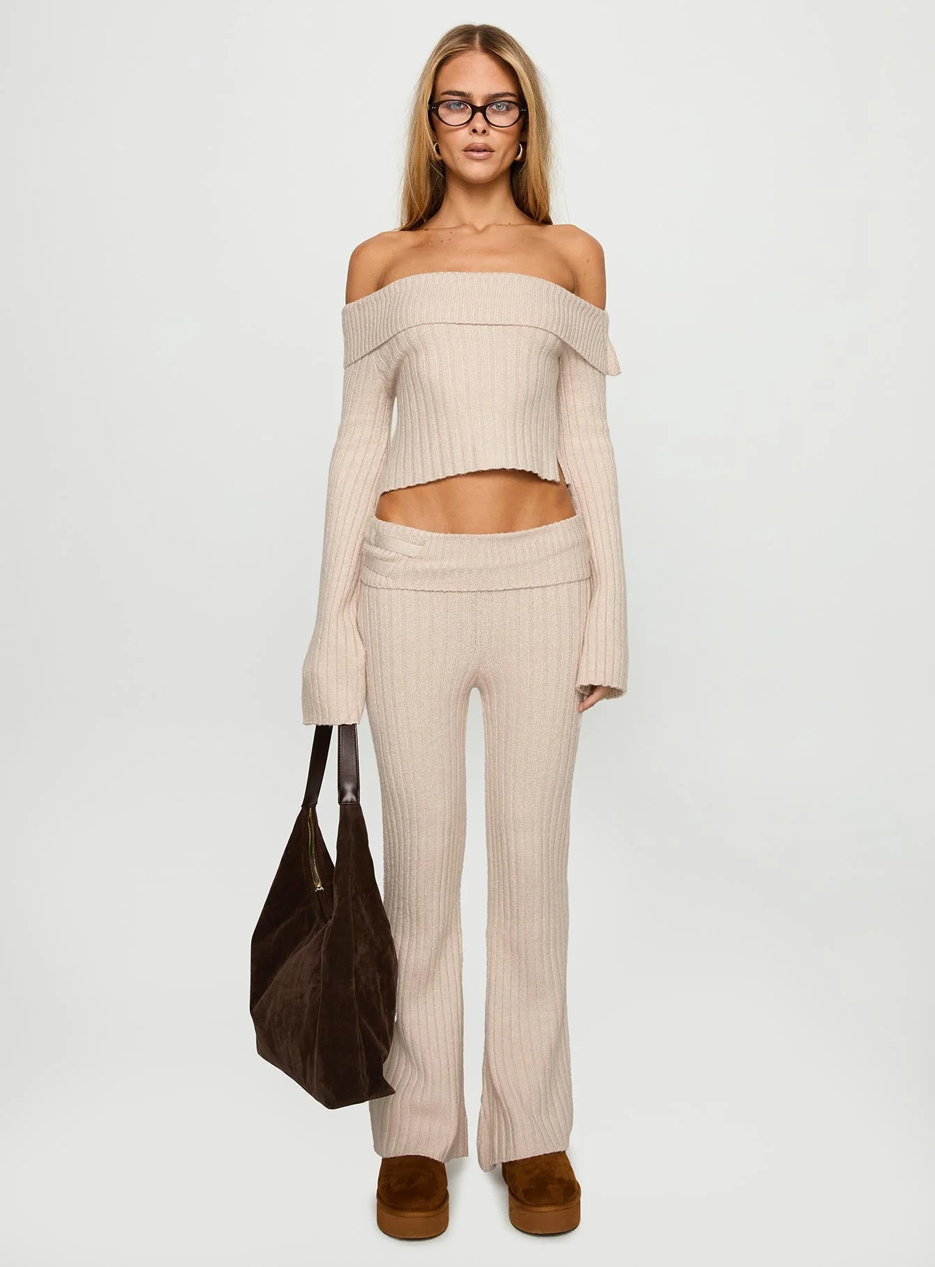 With Purpose Knit Jumper Beige - Image 7