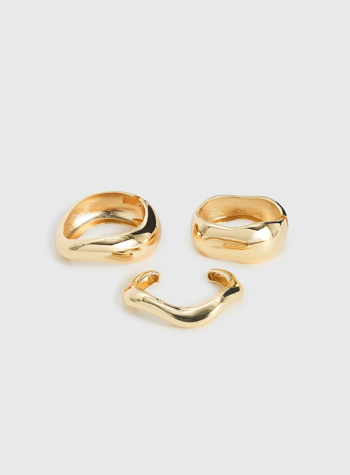 Hot Gossip Cuff Set Gold - Image 2