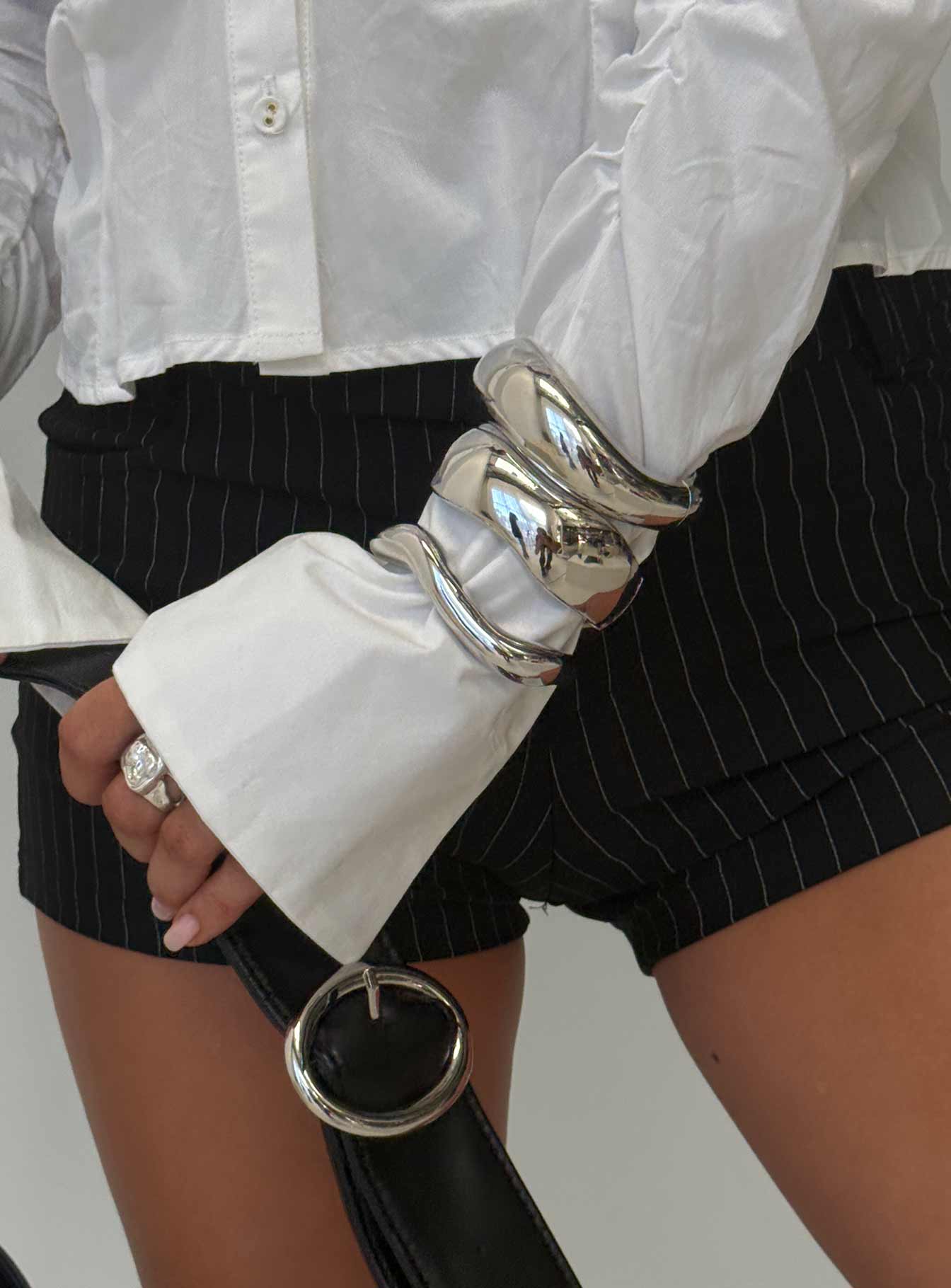Hot Gossip Cuff Set Silver - Image 4