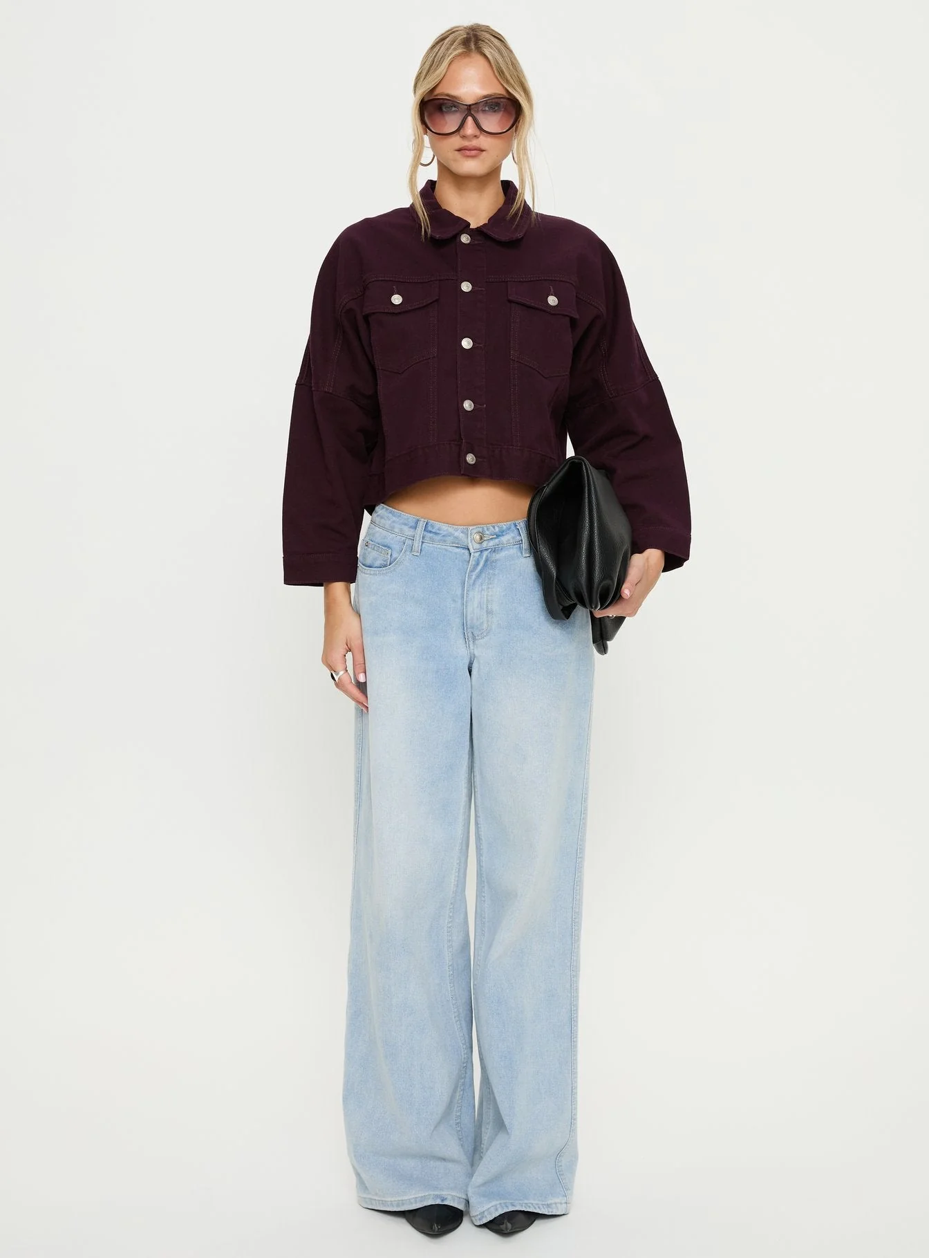 Hughes Denim Jacket Currant - Image 6