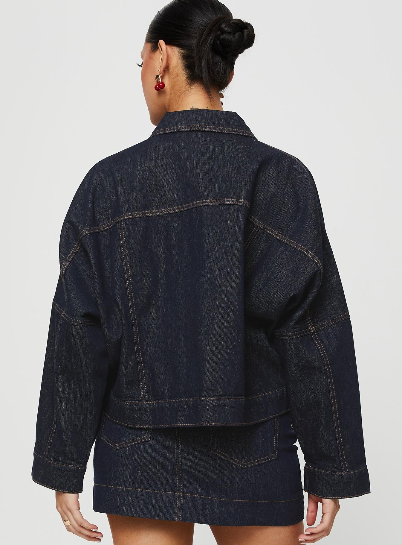 Hughes Jacket Dark Wash Denim - Image 5