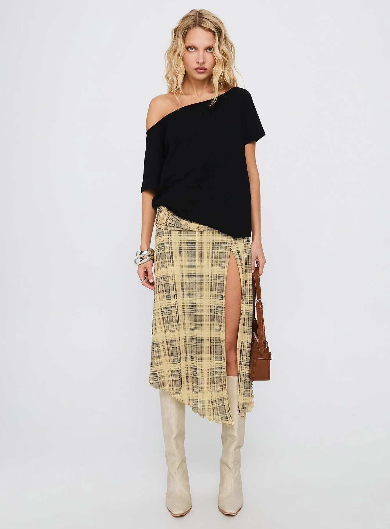 Icon Baby Off Shoulder Top Black - Image 7