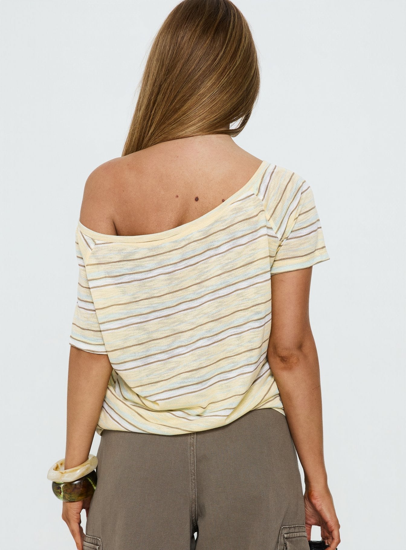 Icon Baby Off Shoulder Top Stripe - Image 5