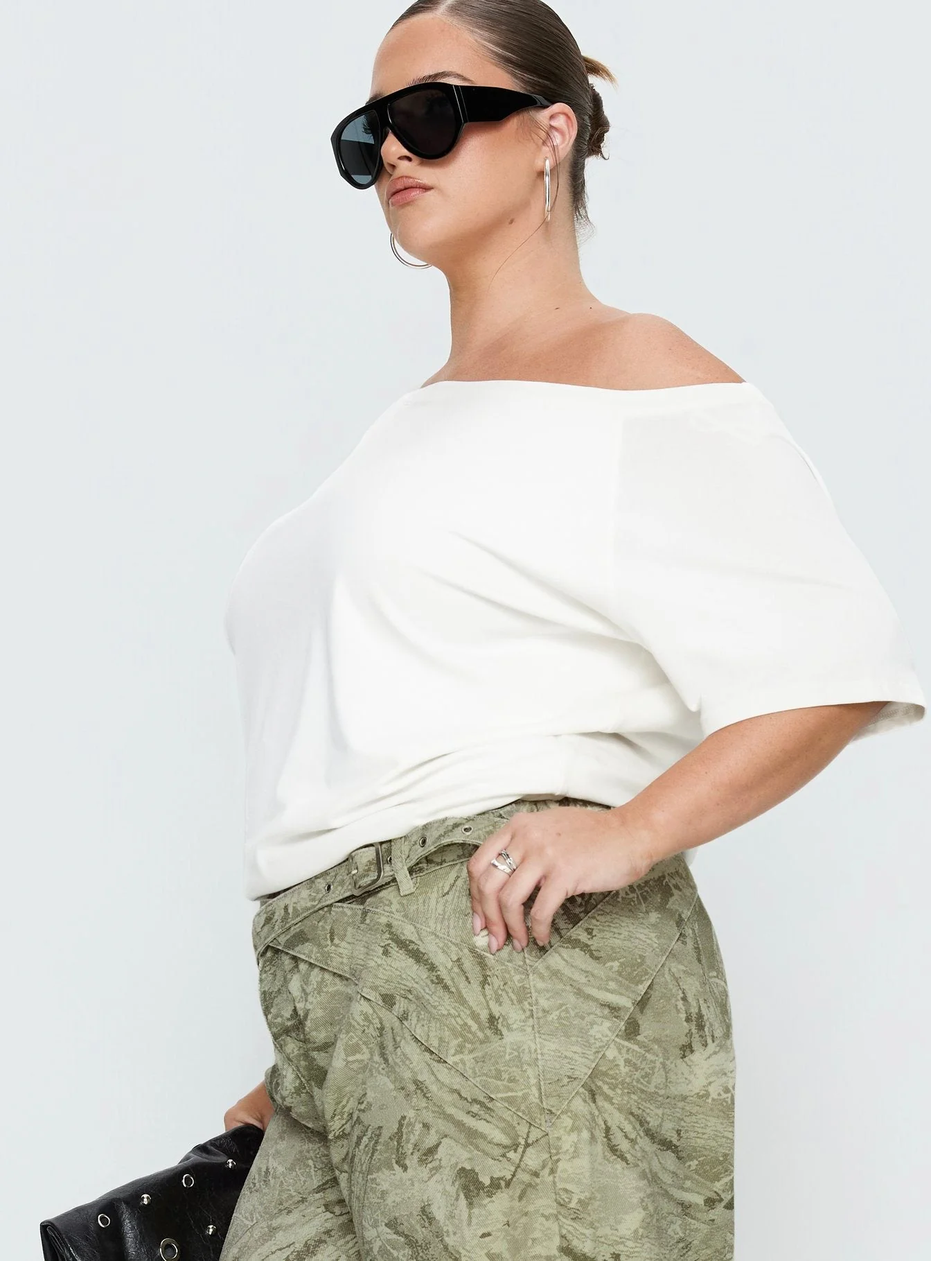 Icon Baby Off Shoulder Top White Curve - Image 3