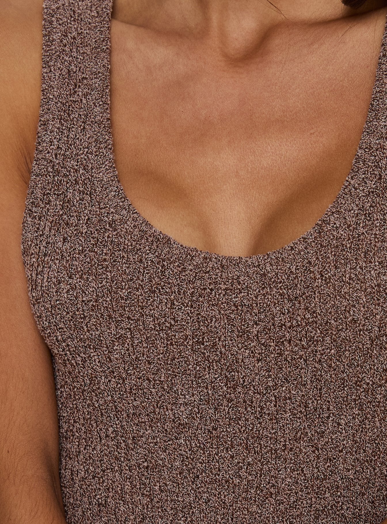 Imirisa Scoop Knit Maxi Dress Mocha - Image 5