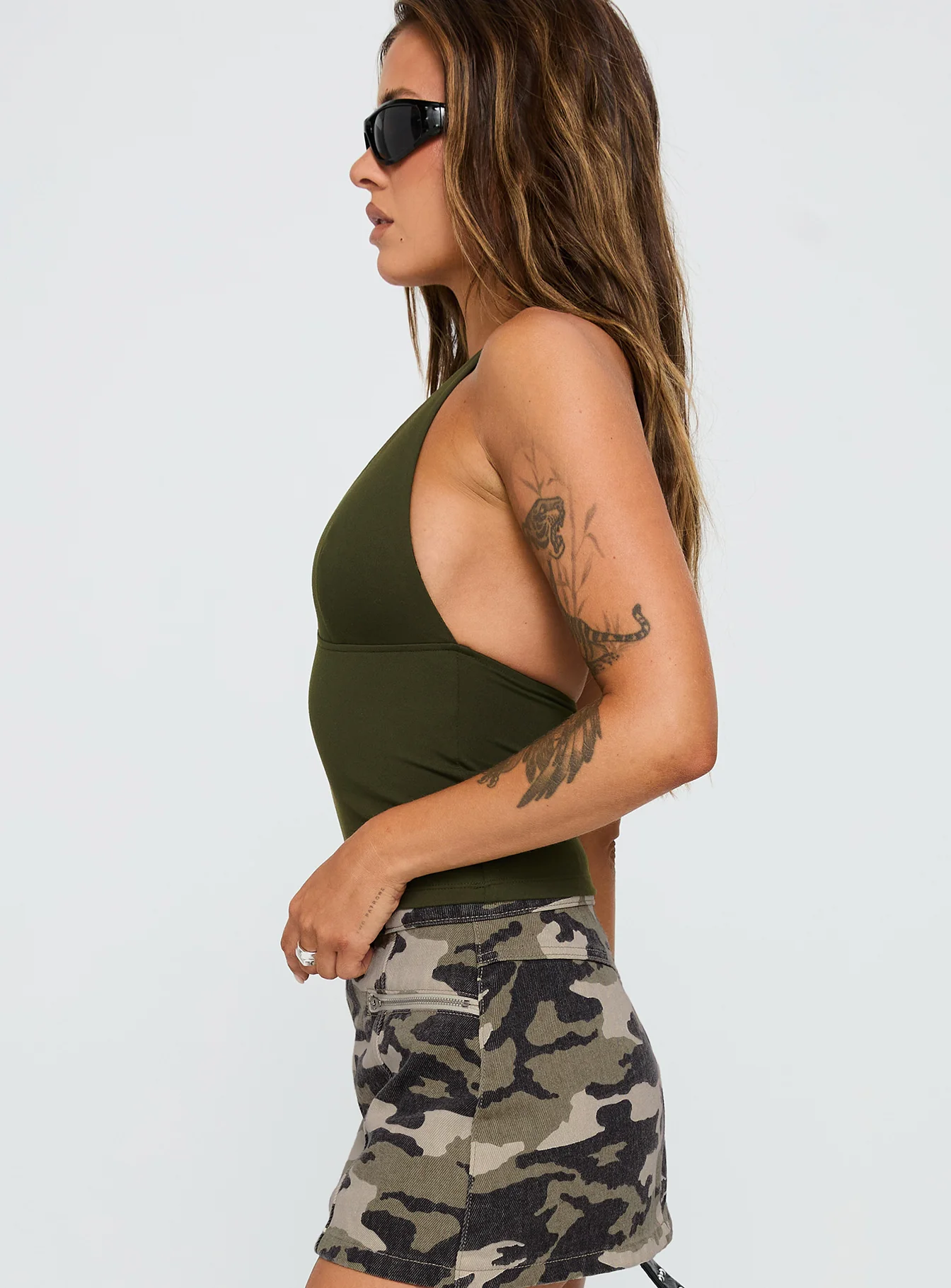 Impress Me Halter Top Green - Image 4