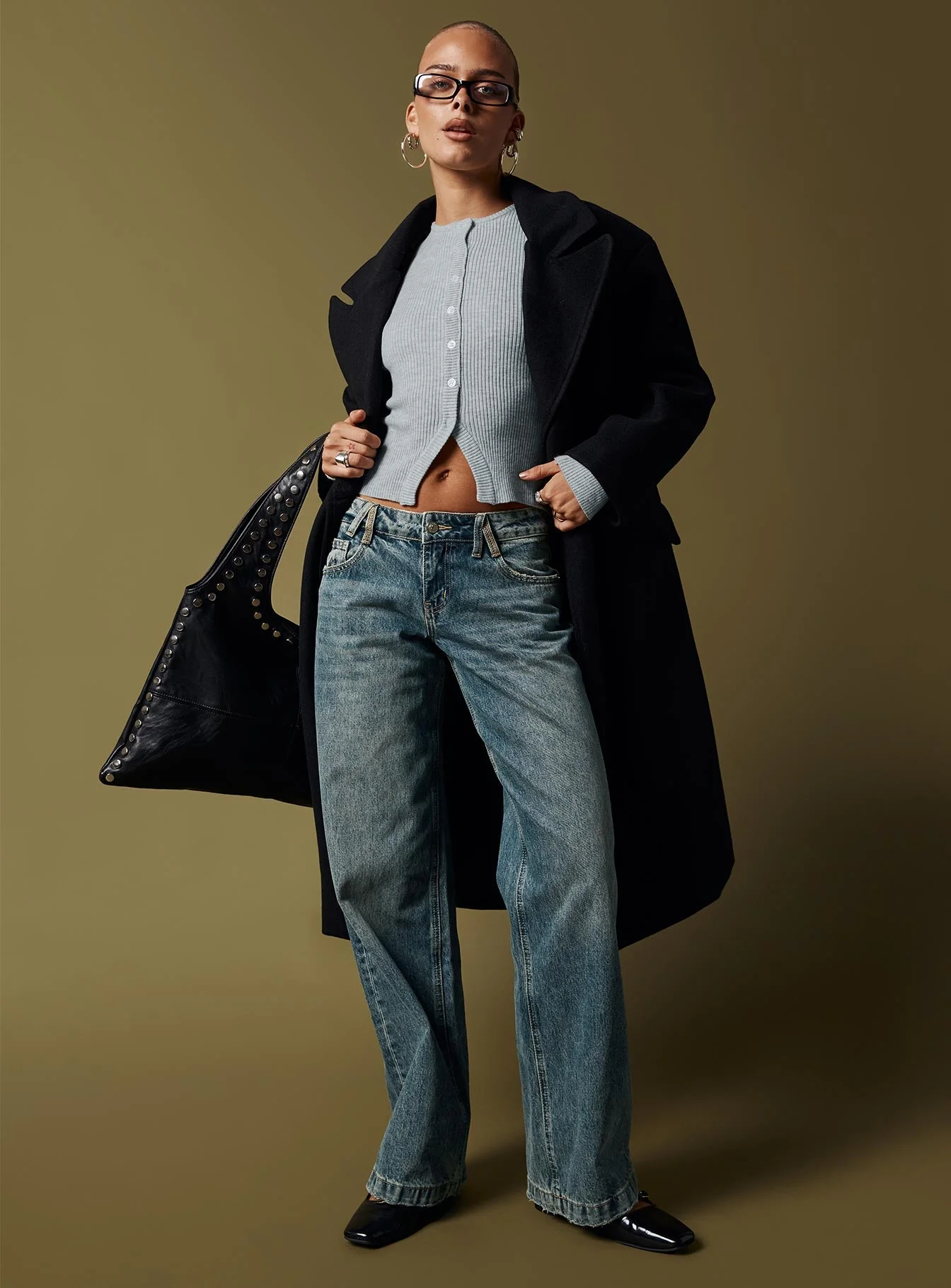 Inferno Longline Coat Black - Image 11