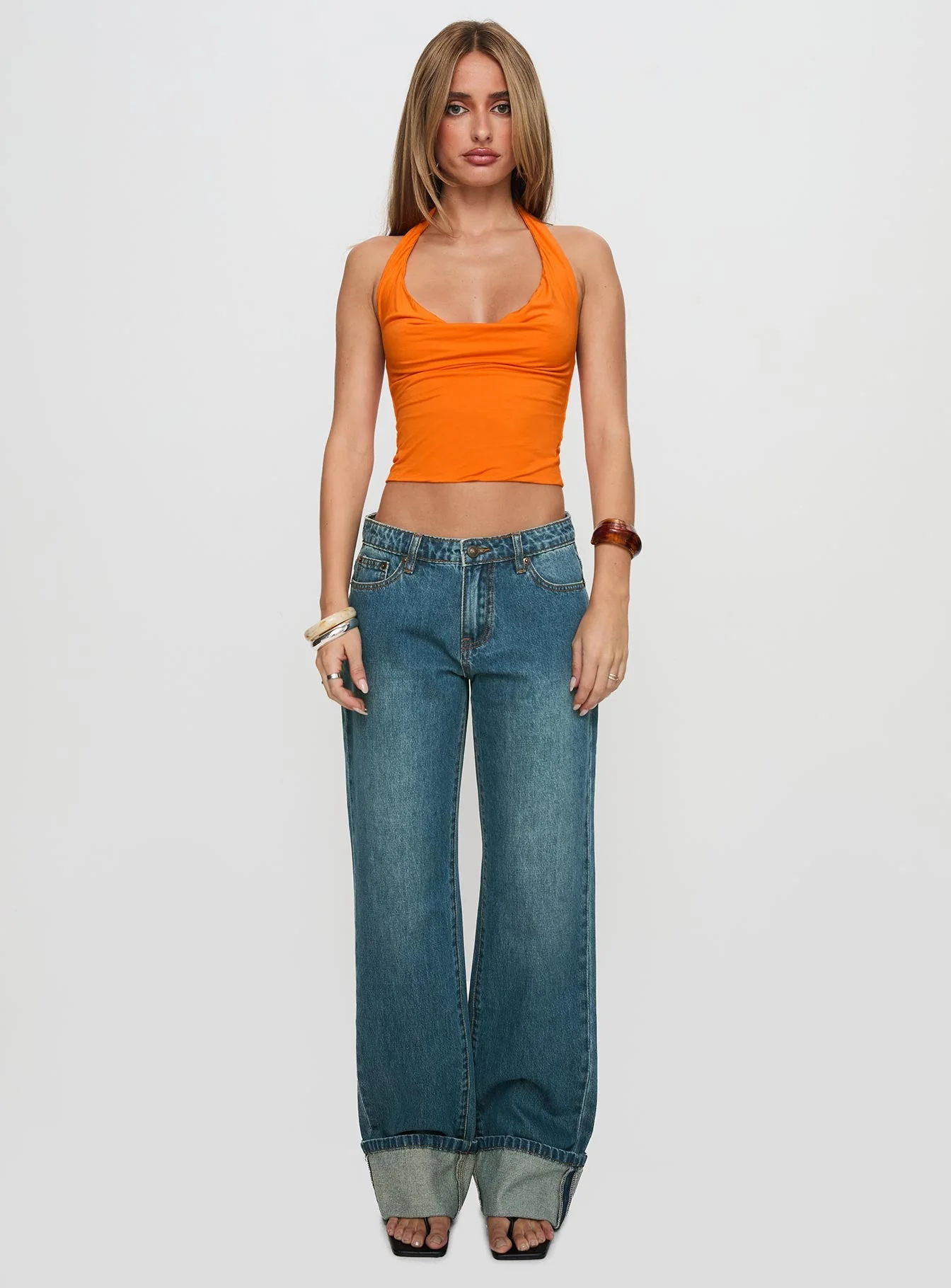 Irina Multi-wear Top Orange - Image 9