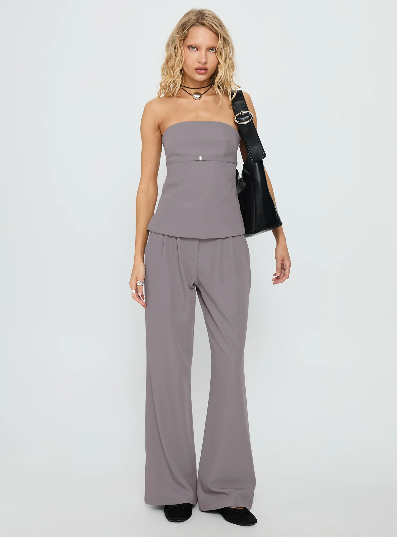 Irresistible Strapless Top Grey - Image 7