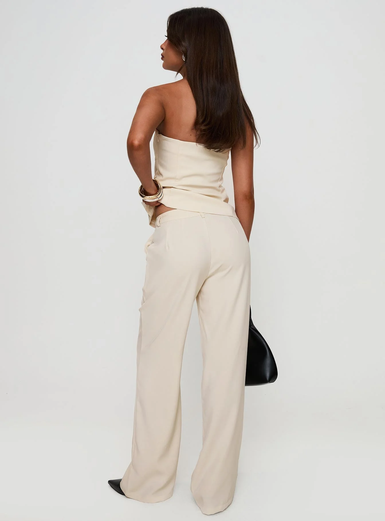 Irresistible Wide Leg Pant Cream - Image 5