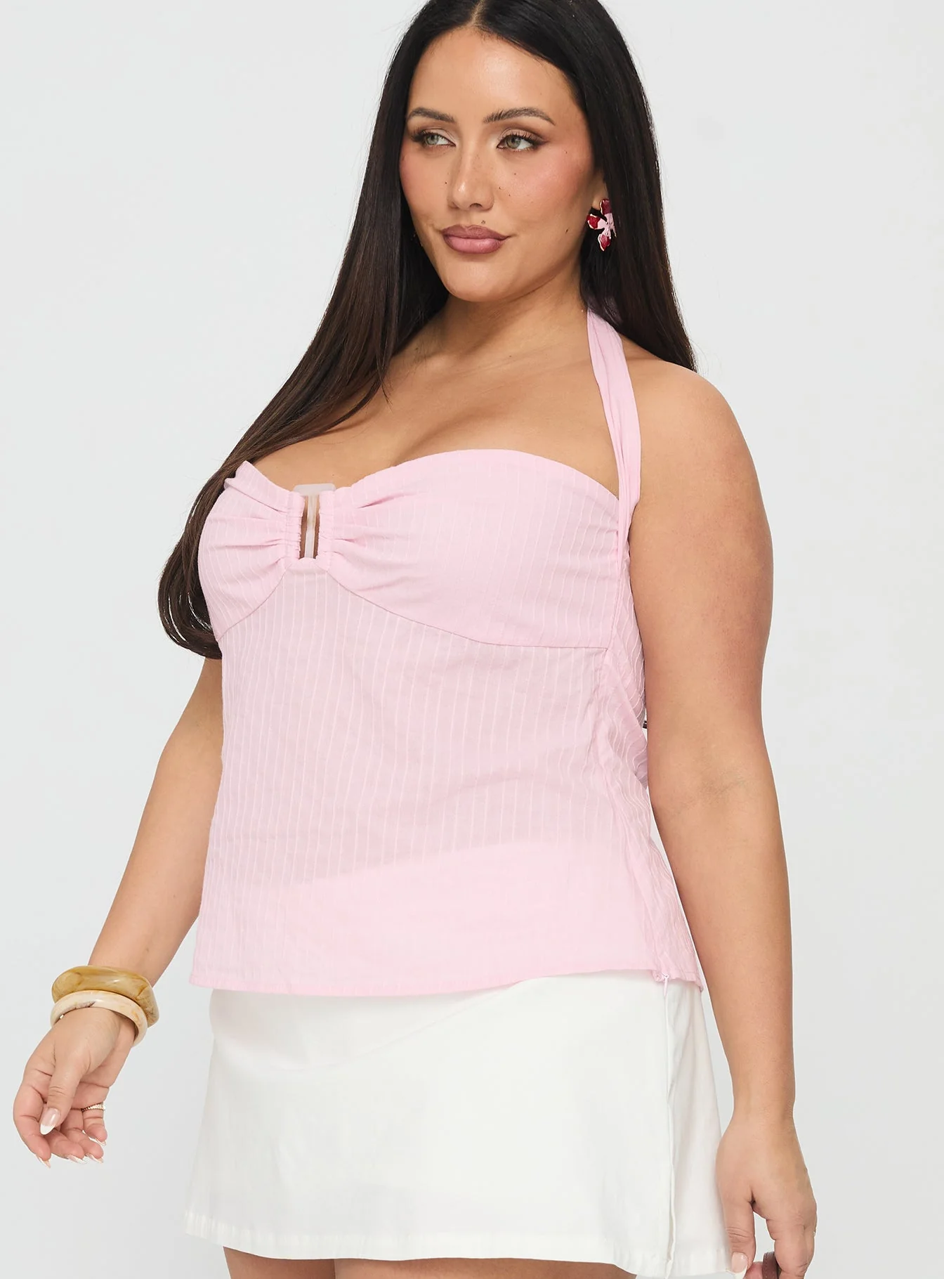Isabetta Halter Top Pink Curve - Image 4