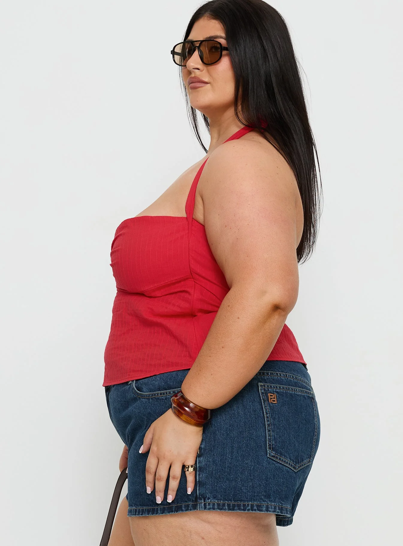 Isabetta Halter Top Red Curve - Image 4