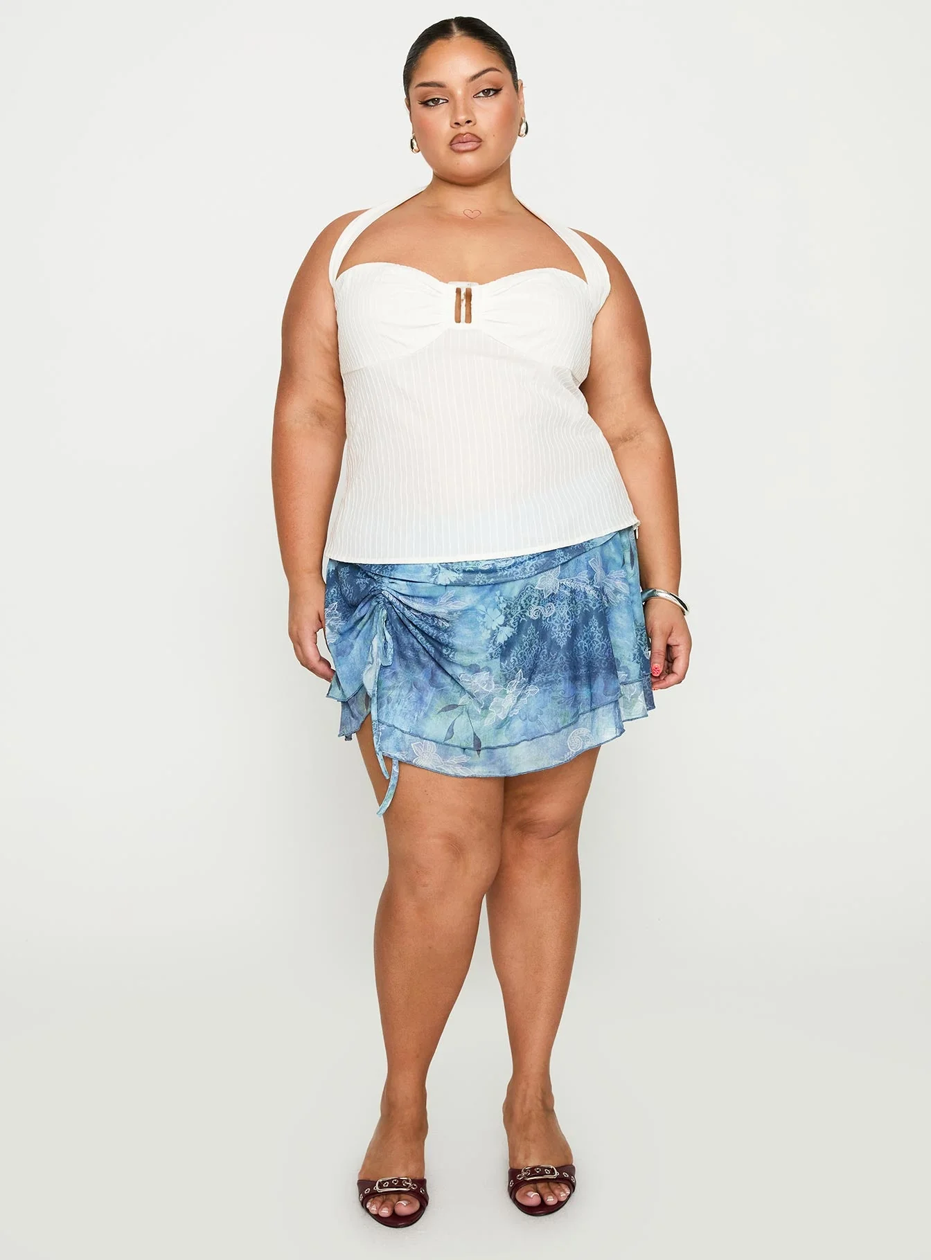 Isabetta Halter Top White Curve - Image 3