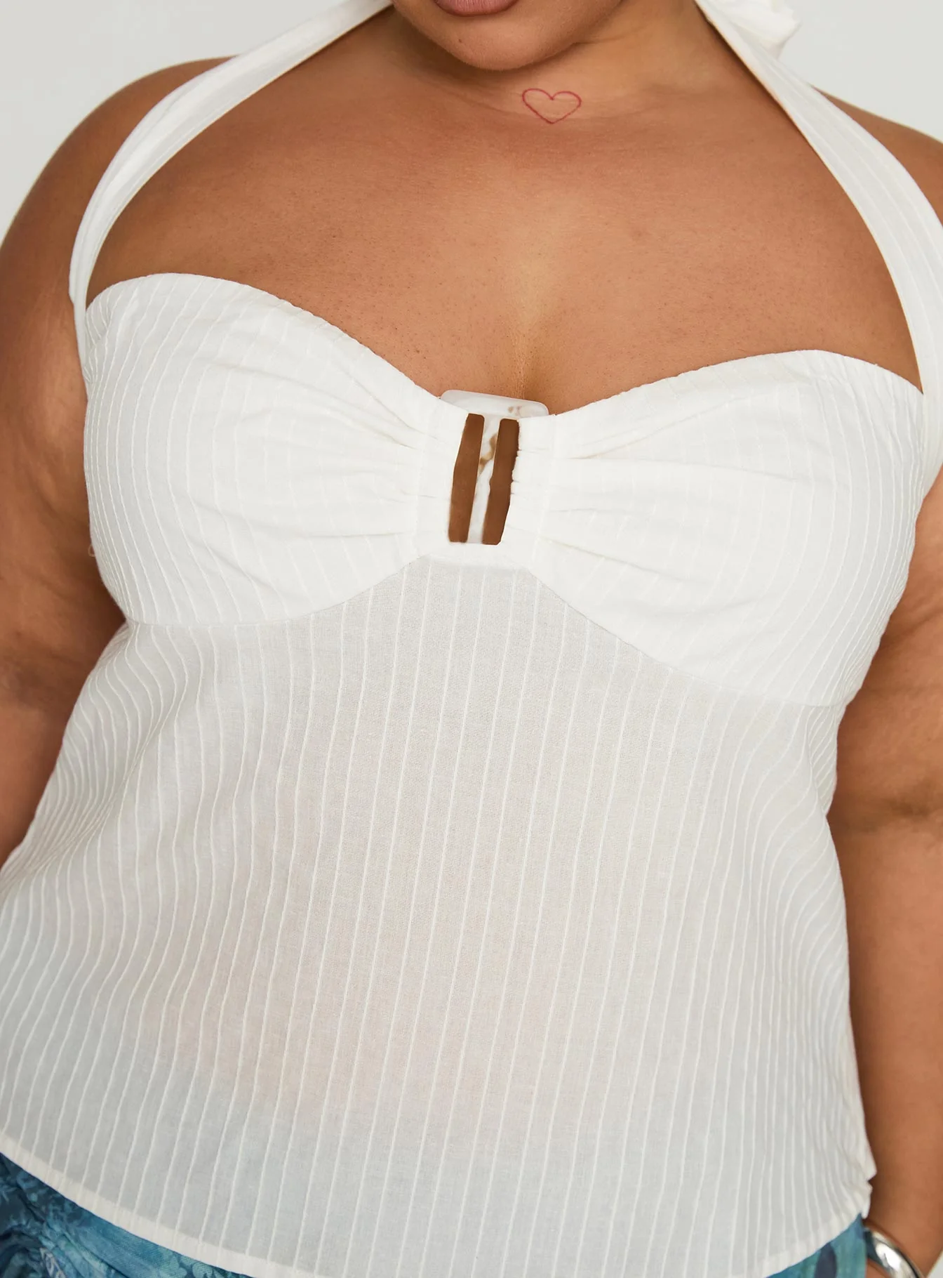 Isabetta Halter Top White Curve - Image 6
