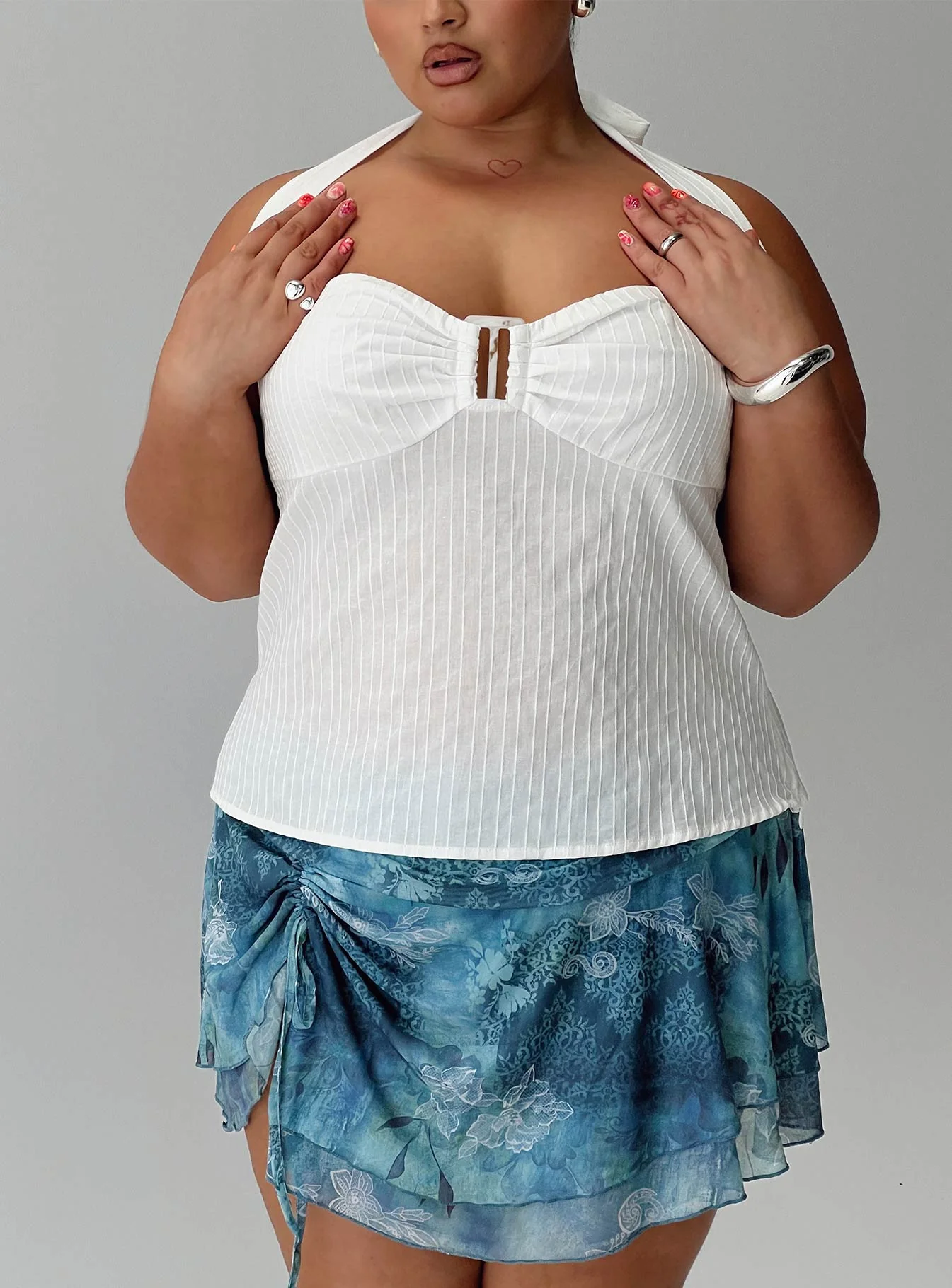 Isabetta Halter Top White Curve - Image 8
