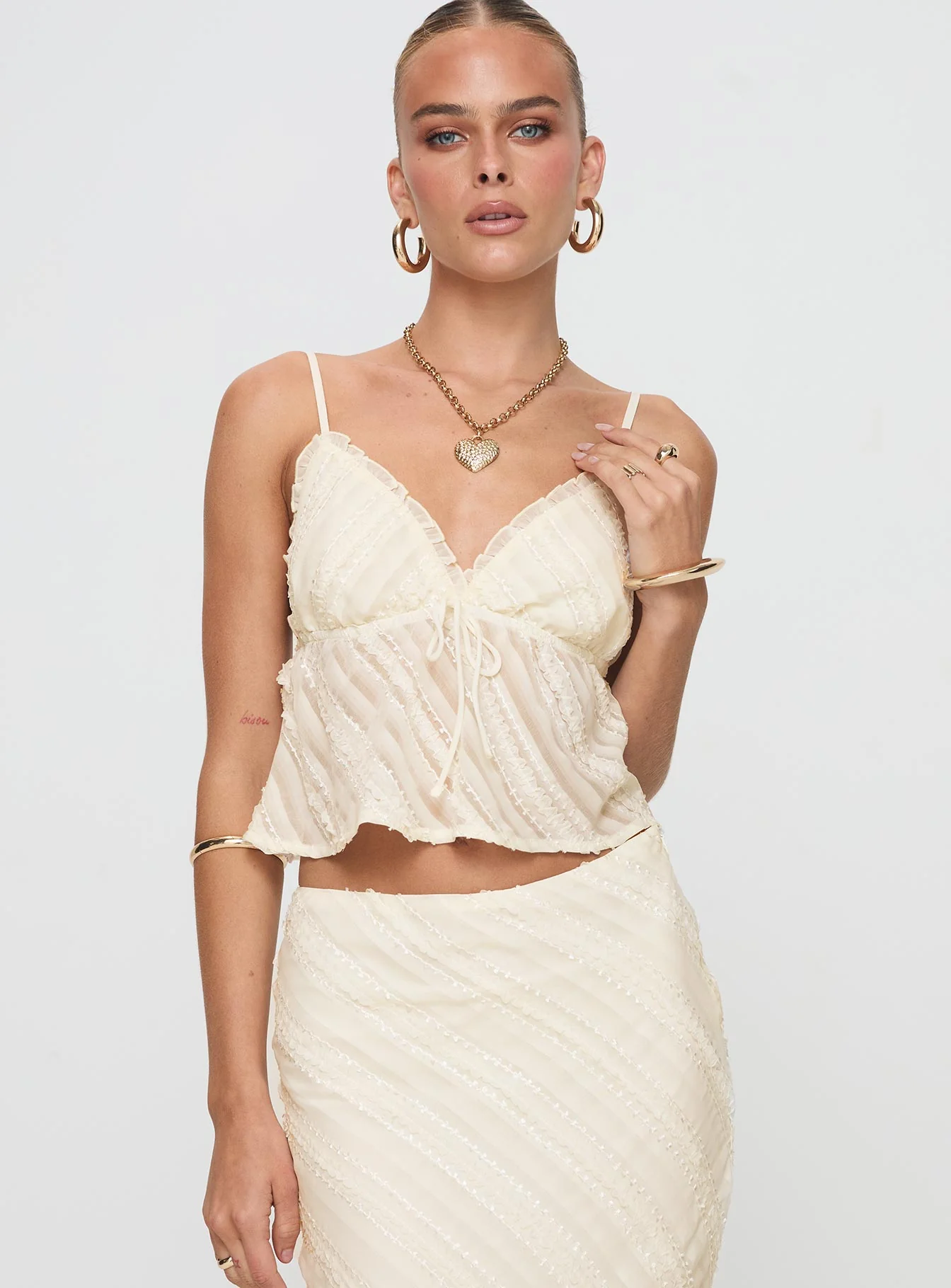 Jacintha Top Cream - Image 2