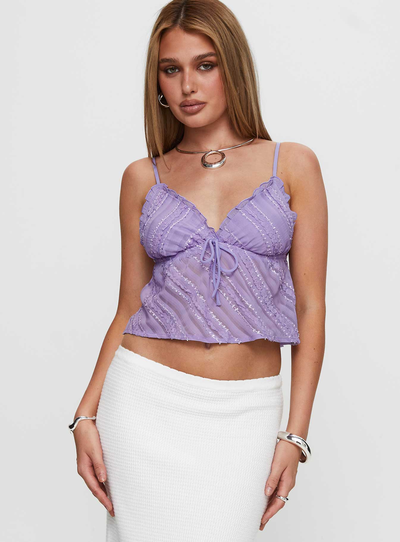 Jacintha Top Lilac - Image 2