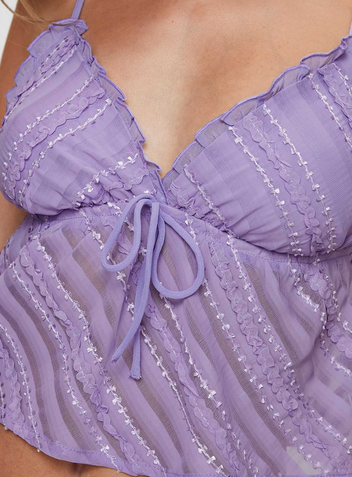Jacintha Top Lilac - Image 6