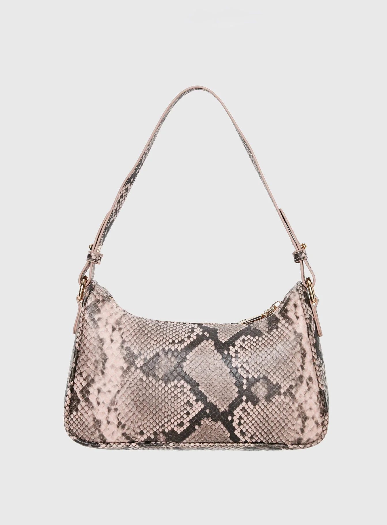 Jaxen Shoulder Bag Pink Snake - Image 4
