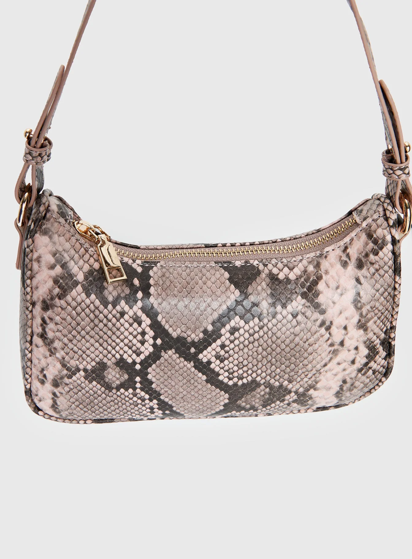 Jaxen Shoulder Bag Pink Snake - Image 5