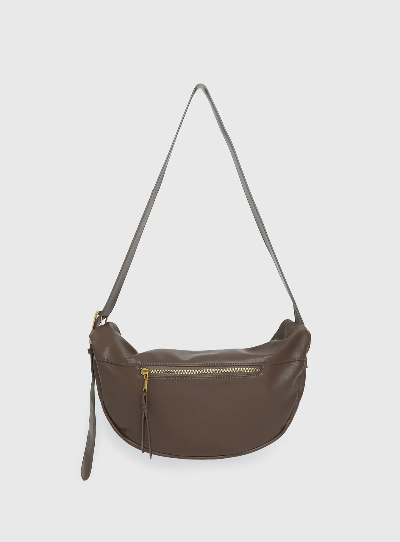 Jaxxon Slouch Shoulder Bag Brown - Image 2