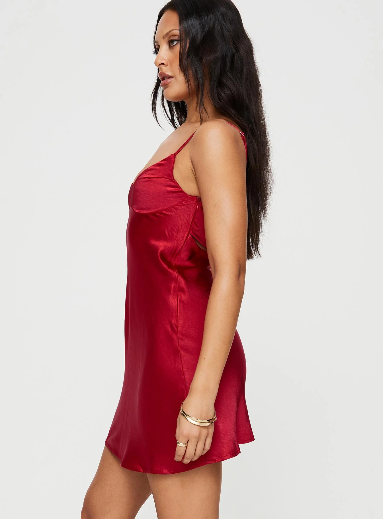 Jazelle Mini Dress Red - Image 6