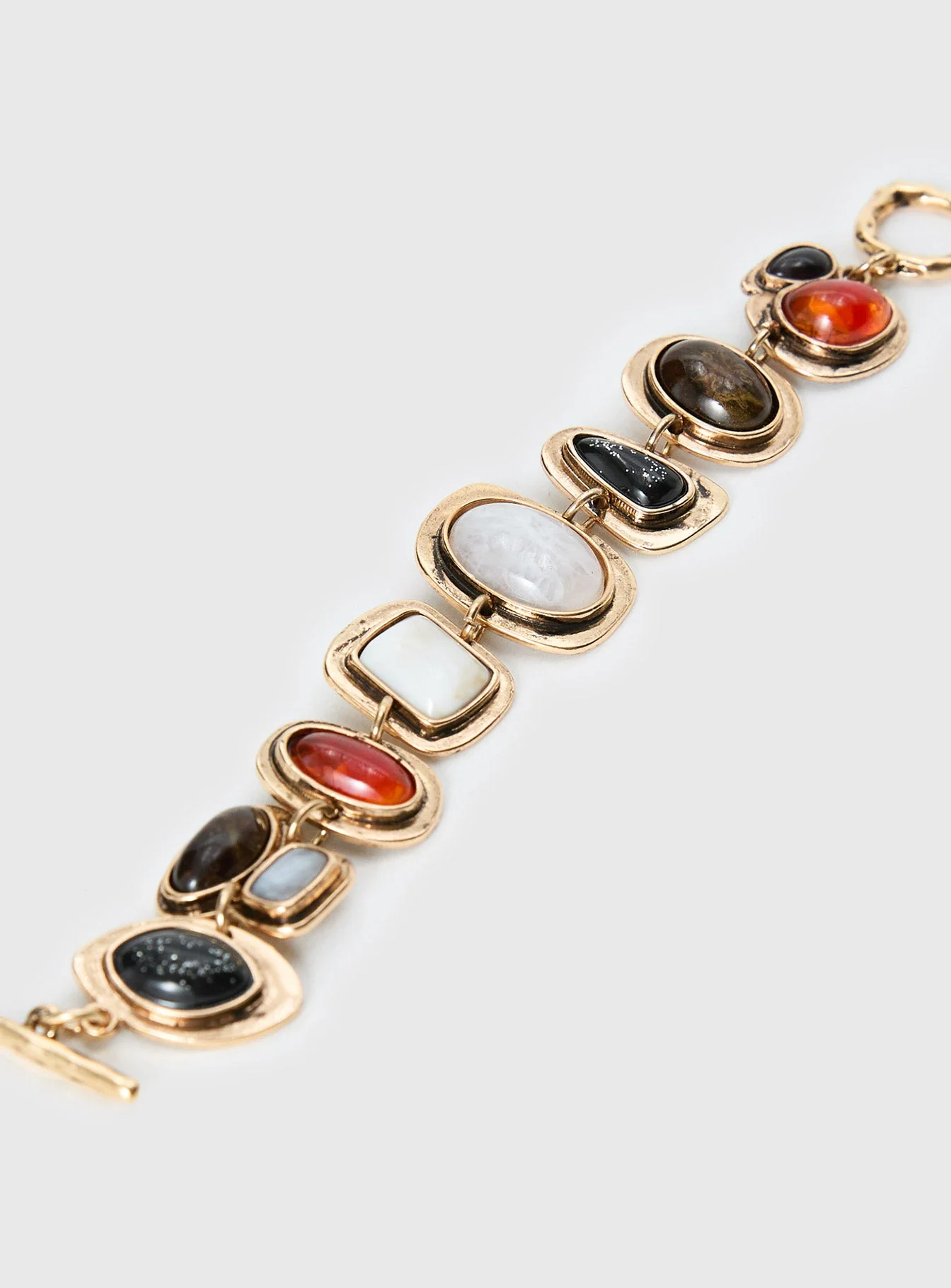 Jazlyn Stone Bracelet Gold - Image 3