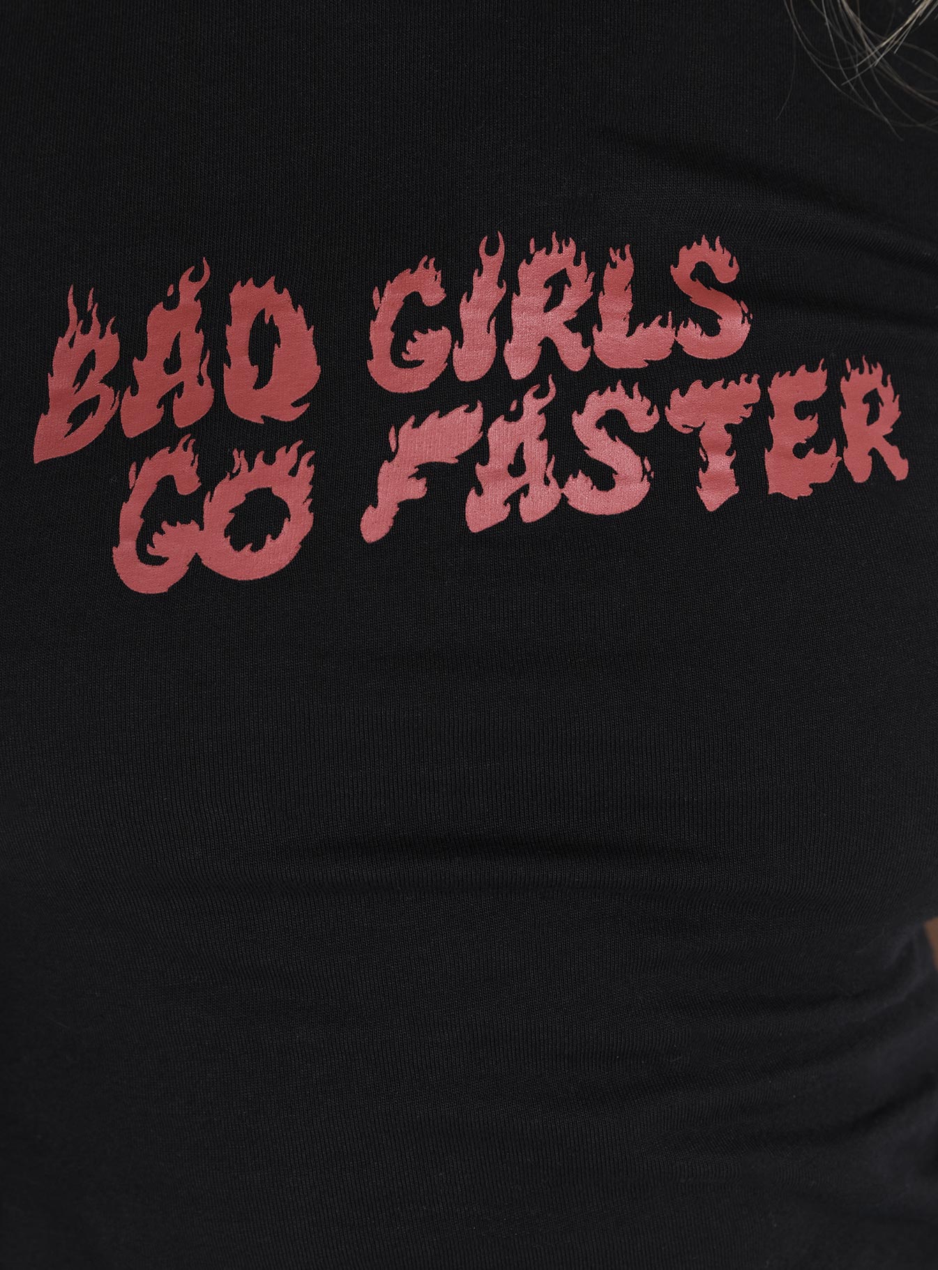 JGR & STN Faster Baby Tee Black - Image 11