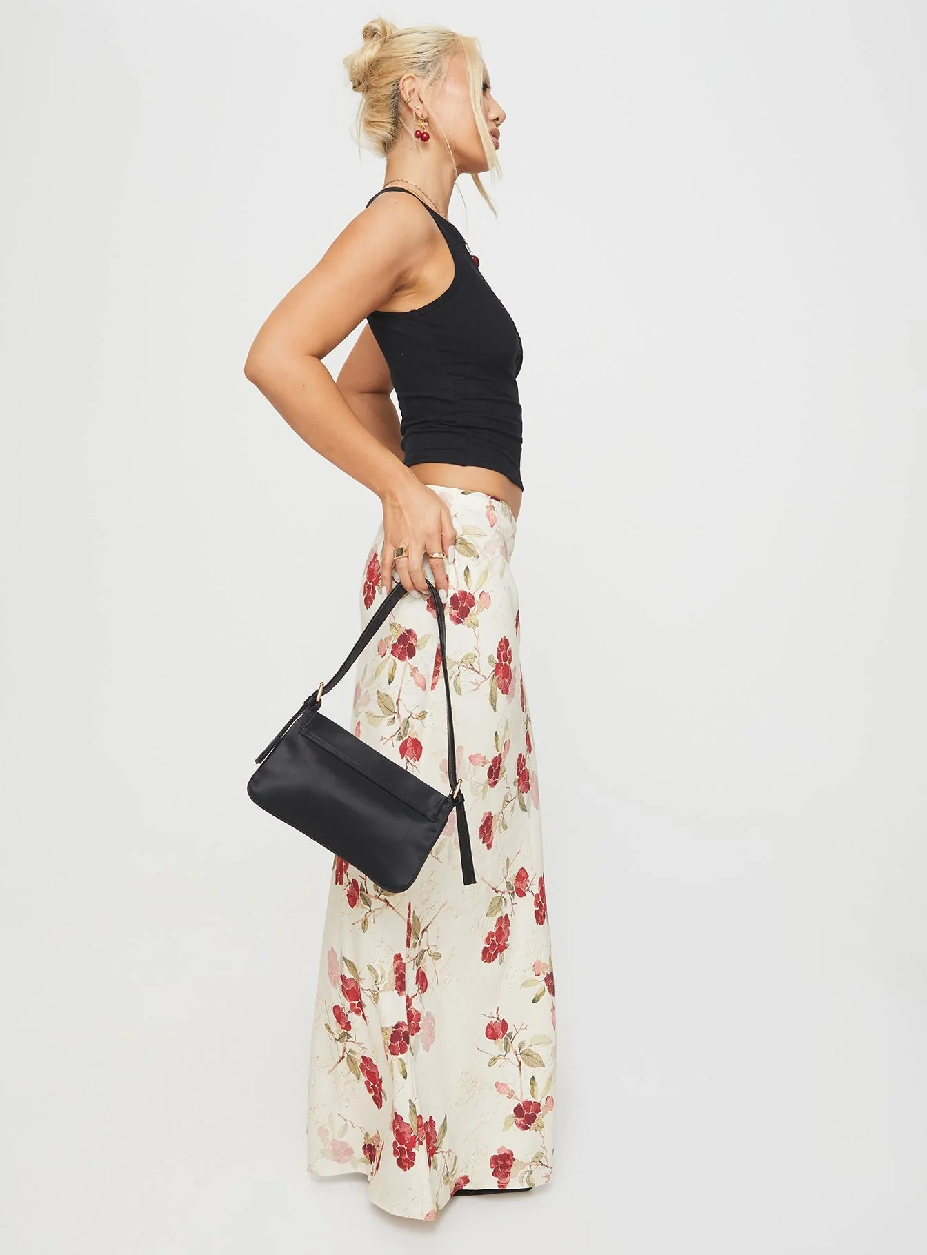 Jodie Maxi Skirt Cream / Floral - Image 4