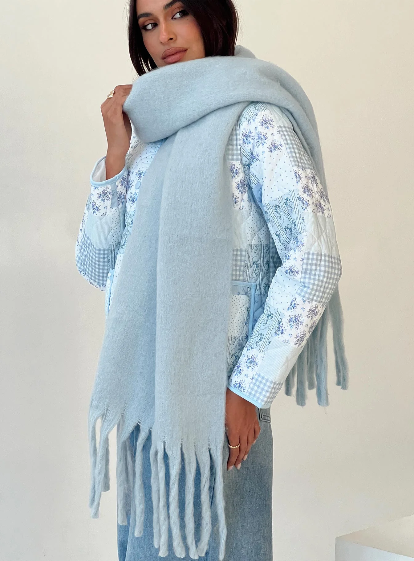 July Scarf Baby Blue - Image 4