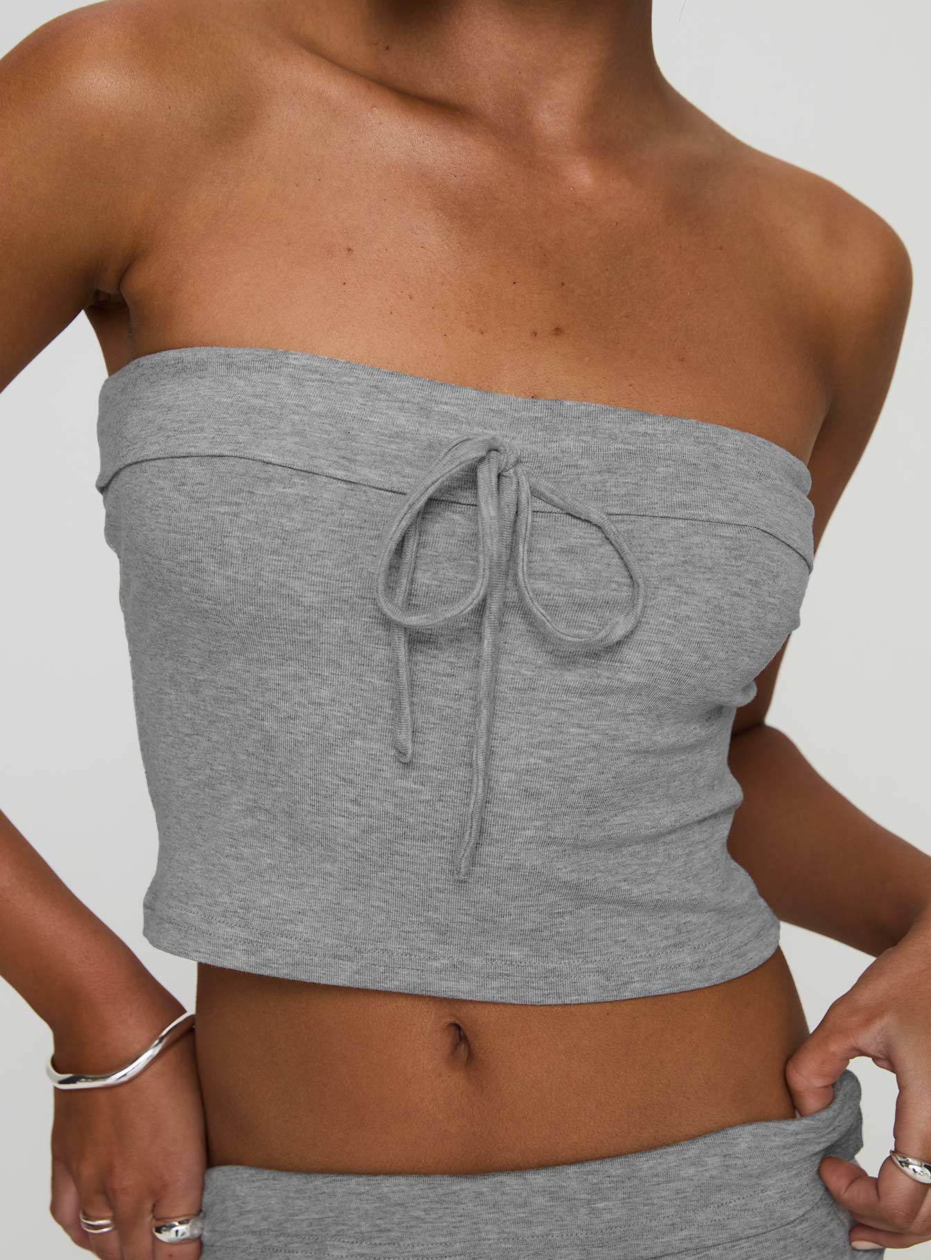 Kaleisha Strapless Set Grey - Image 6