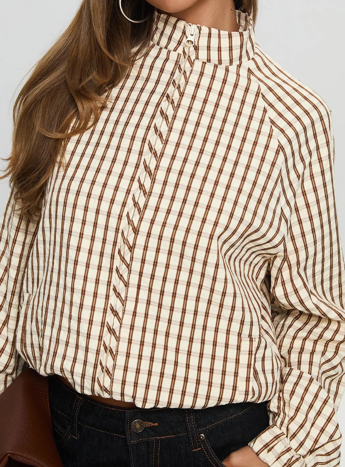 Kalle Jacket Brown Check - Image 7