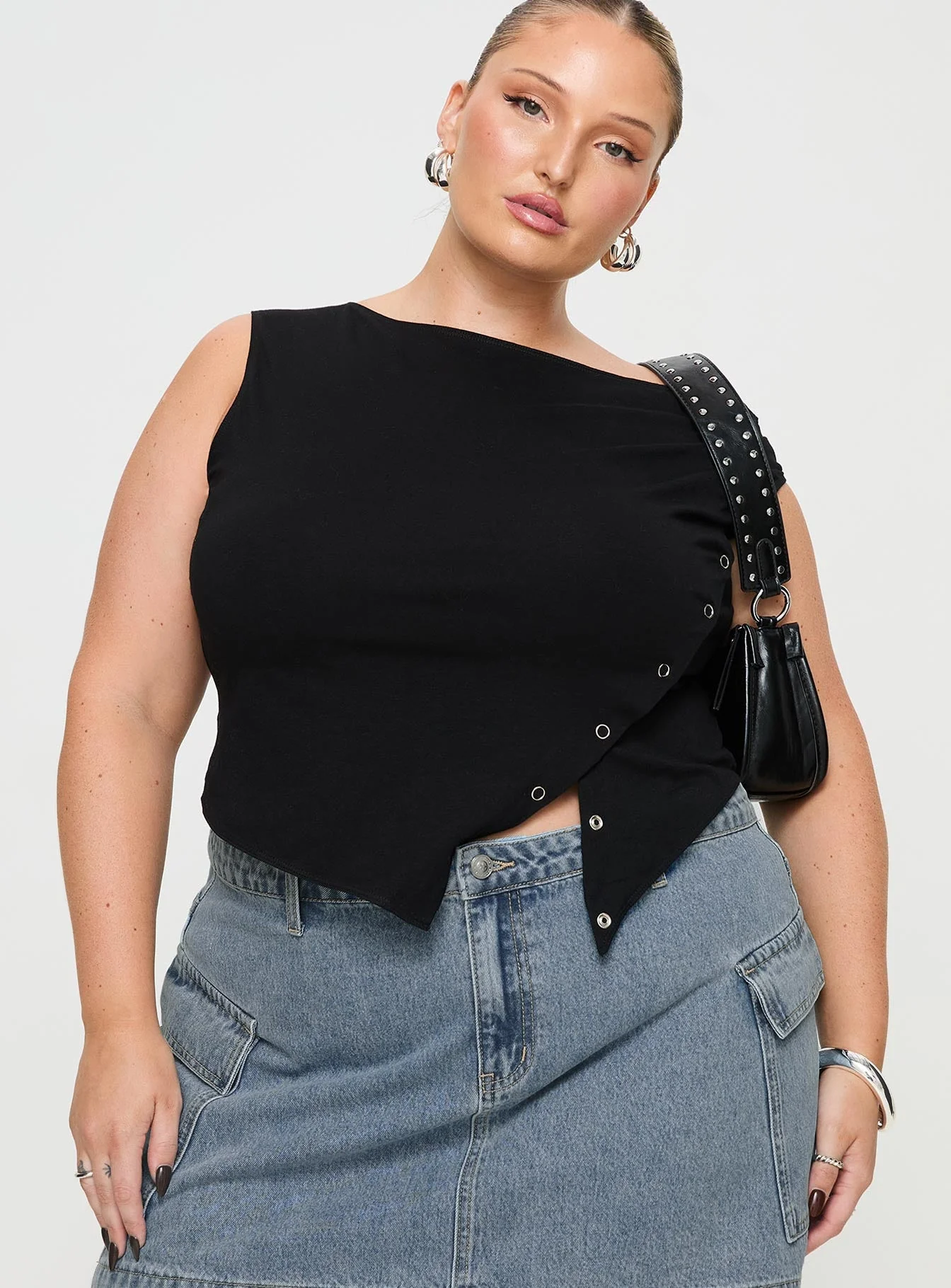 Karre Off The Shoulder Top Black Curve - Image 2