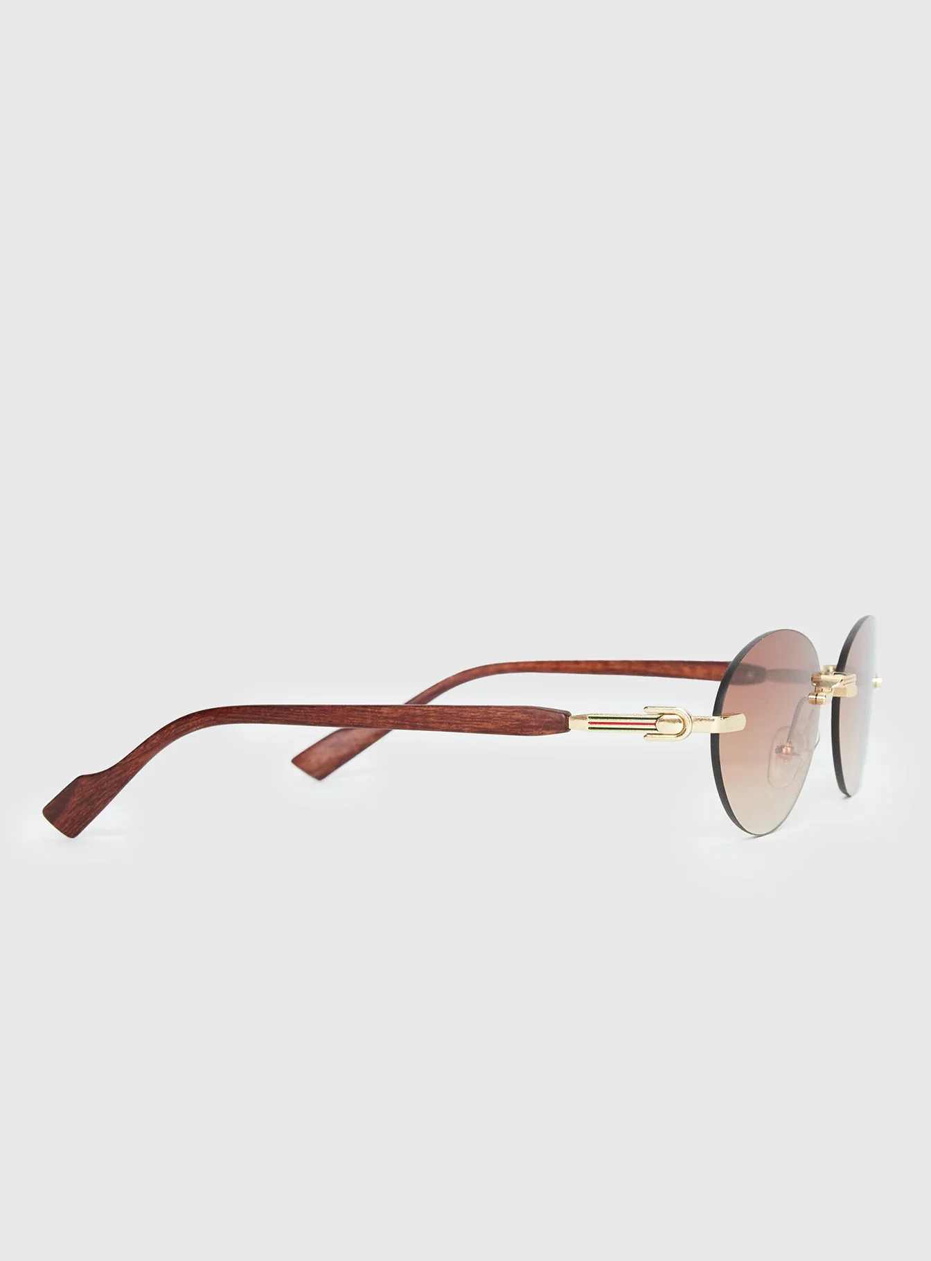Katja Sunglasses Brown / Gold - Image 3
