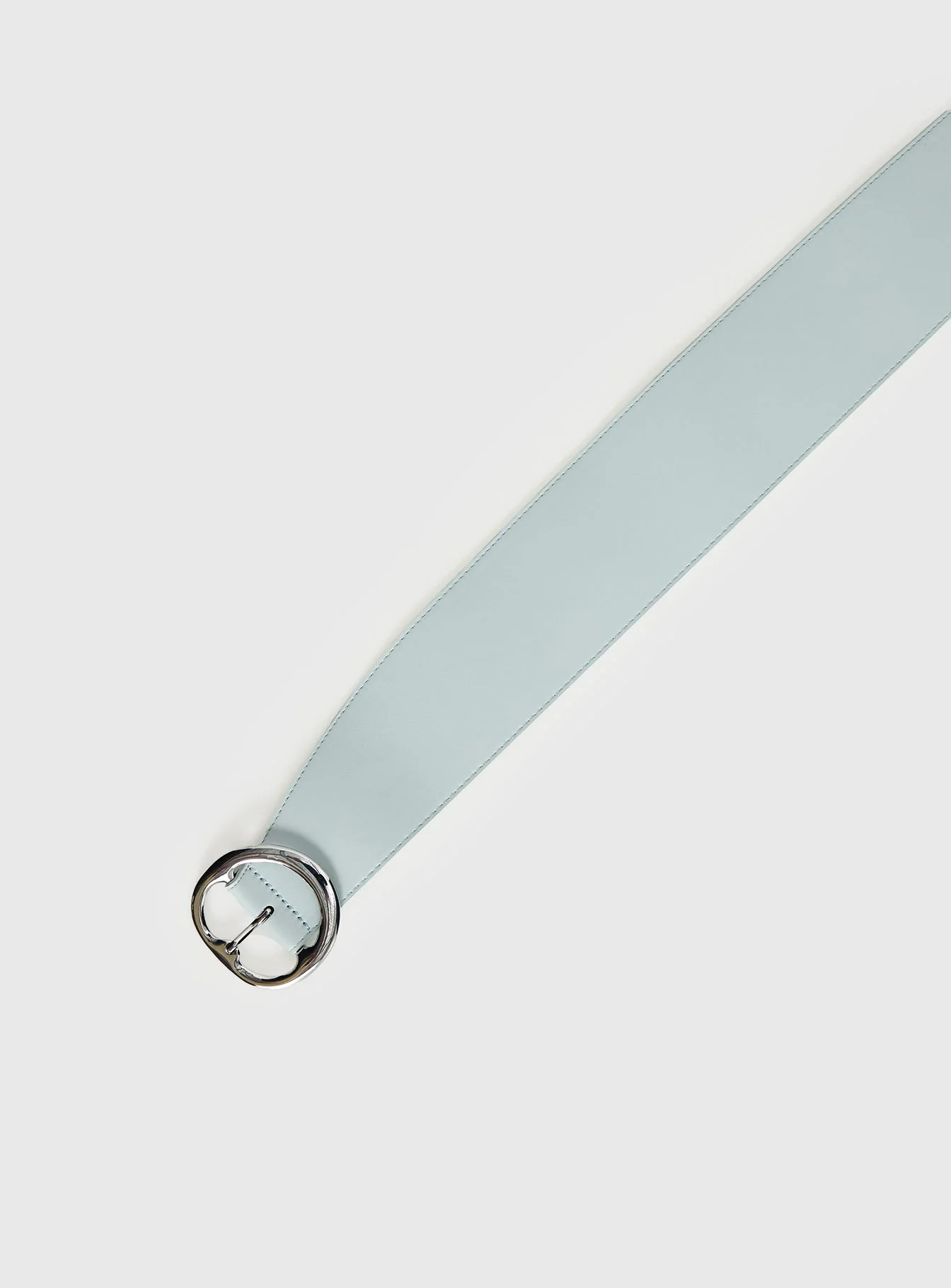 Katryna Faux Leather Belt Grey / Silver - Image 3