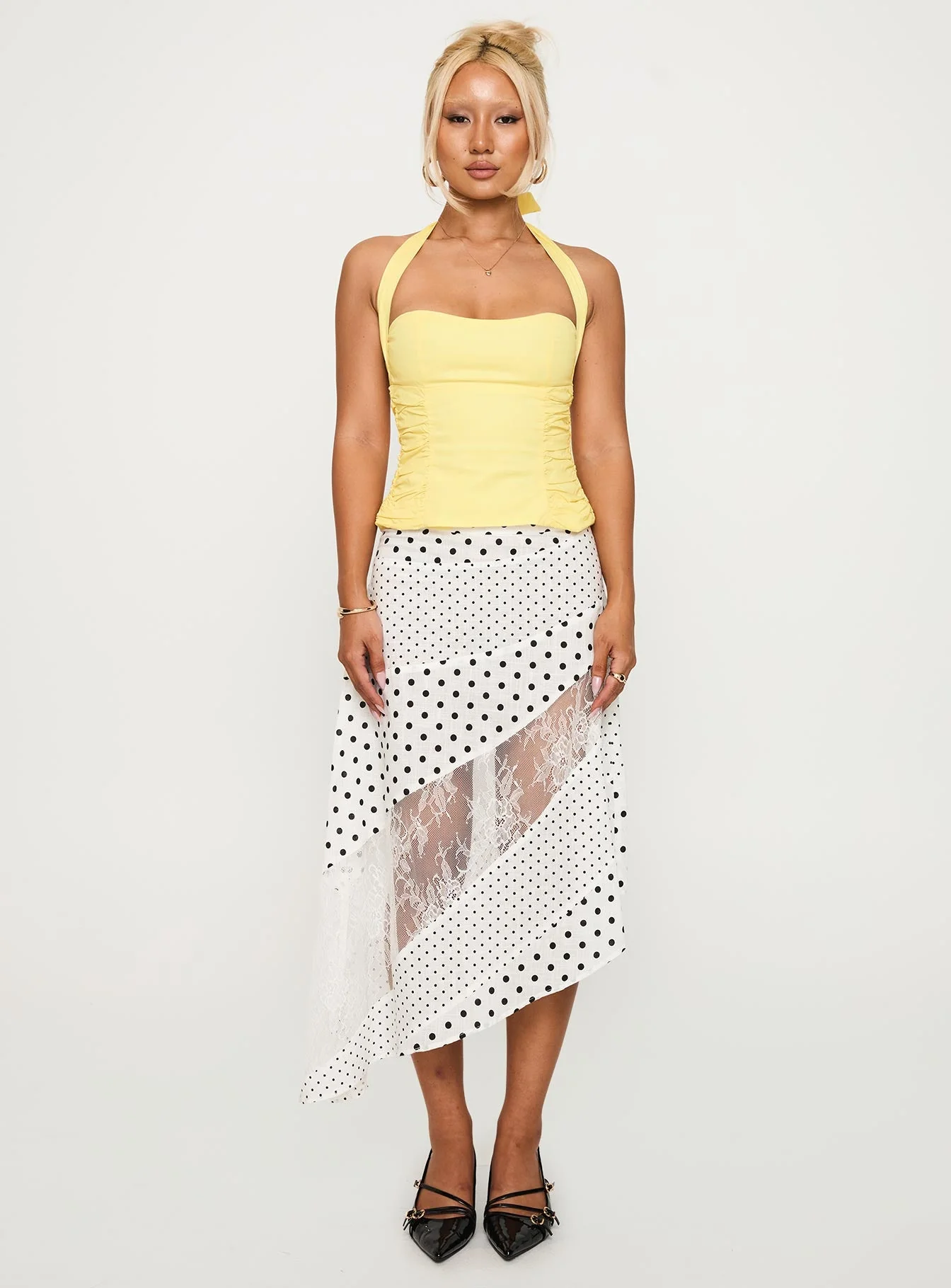 Kendelle Halter Top Lemon - Image 7