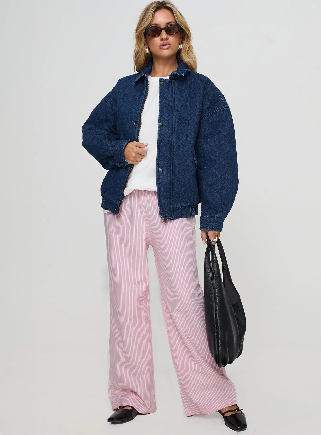 Kenny Bomber Jacket Dark Denim - Image 3