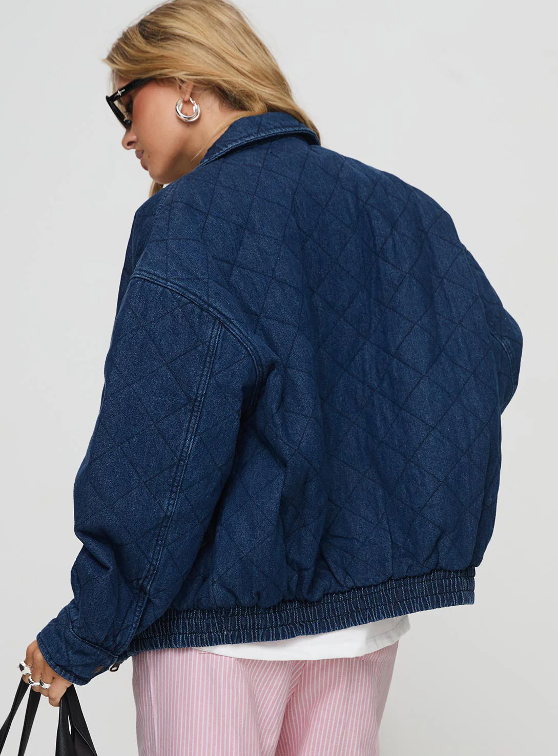 Kenny Bomber Jacket Dark Denim - Image 5