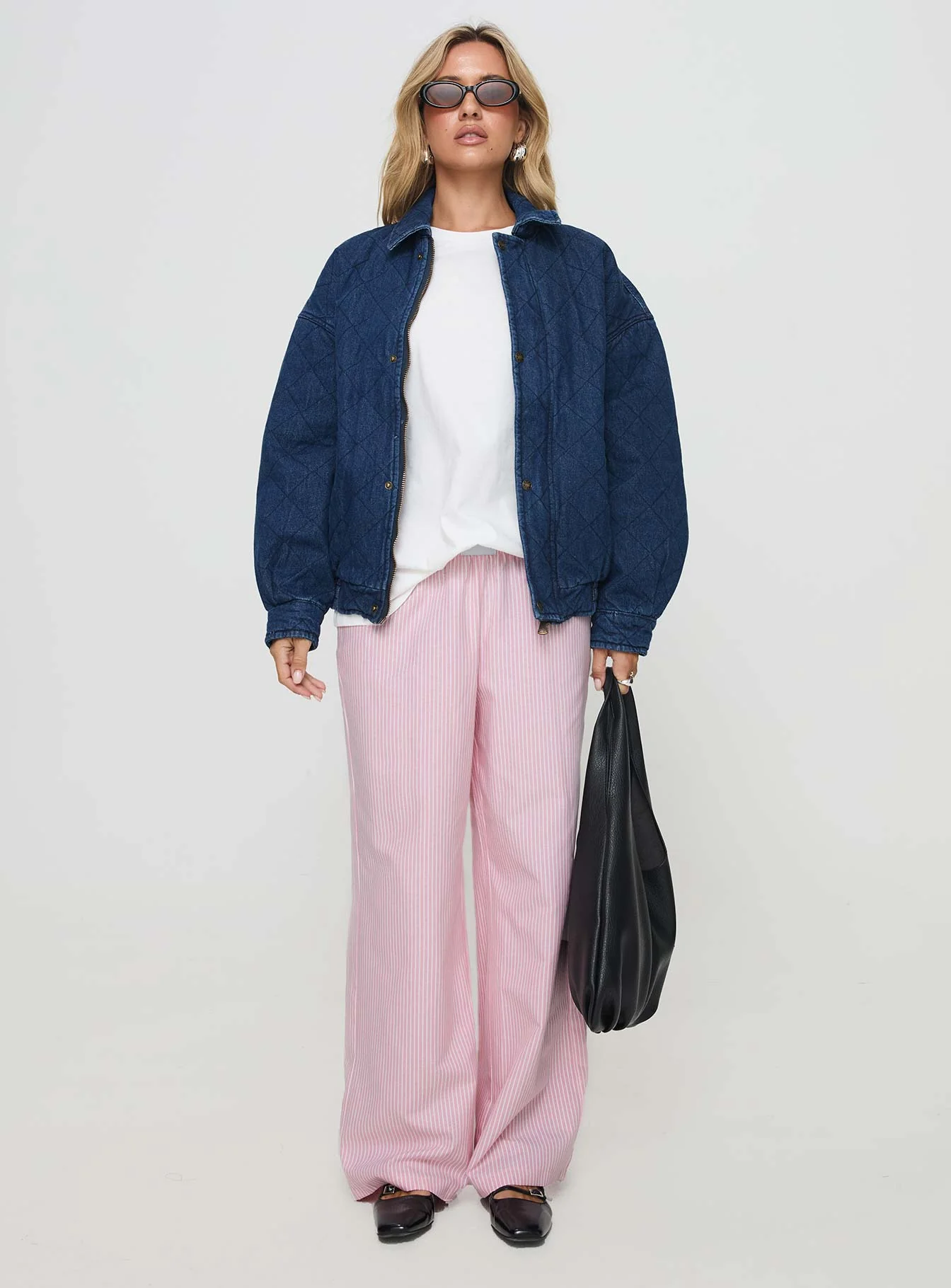 Kenny Bomber Jacket Dark Denim - Image 7