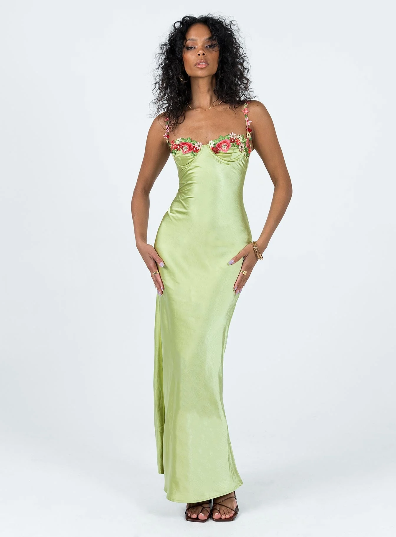 Kenzie Maxi Dress Green - Image 5