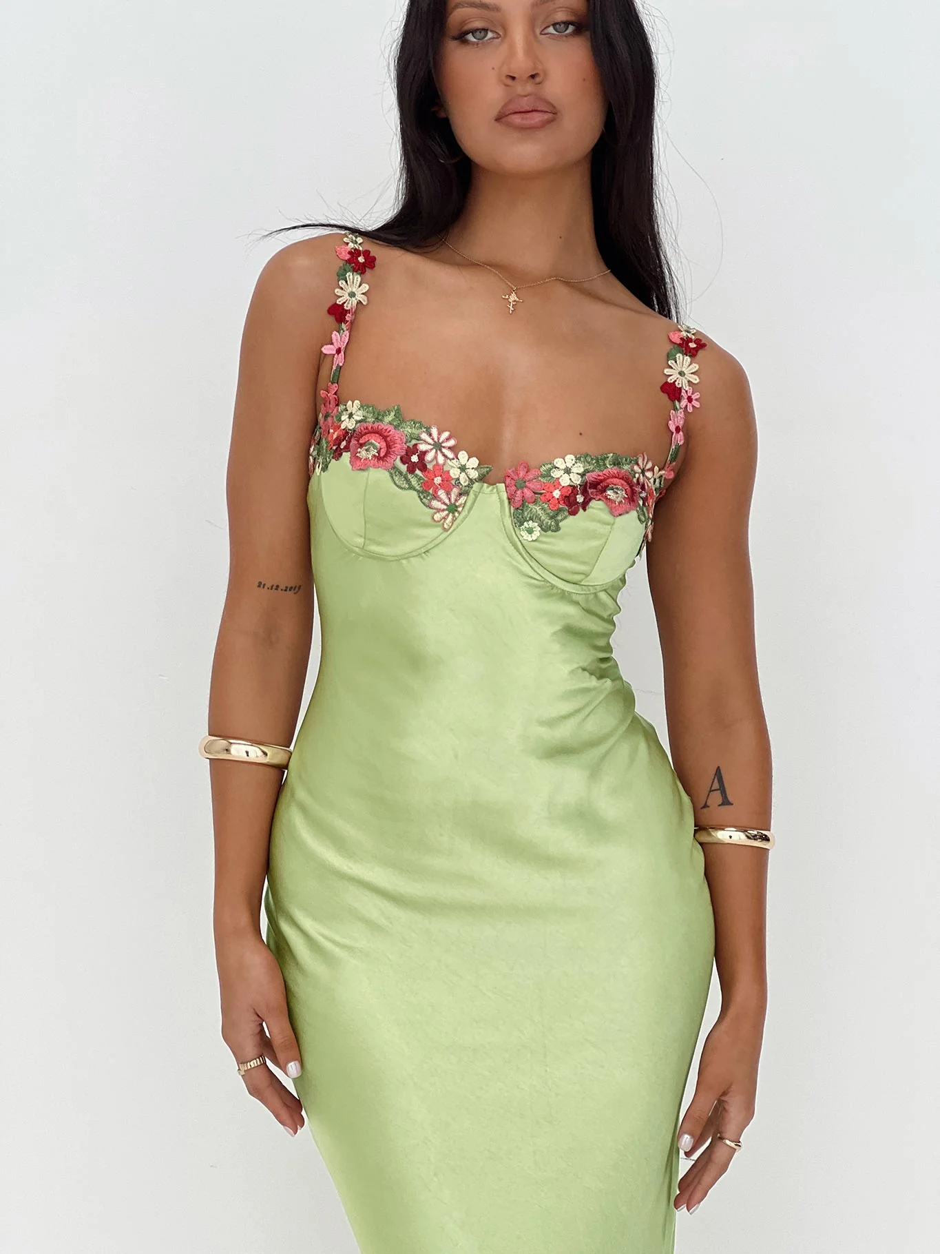 Kenzie Maxi Dress Green - Image 9
