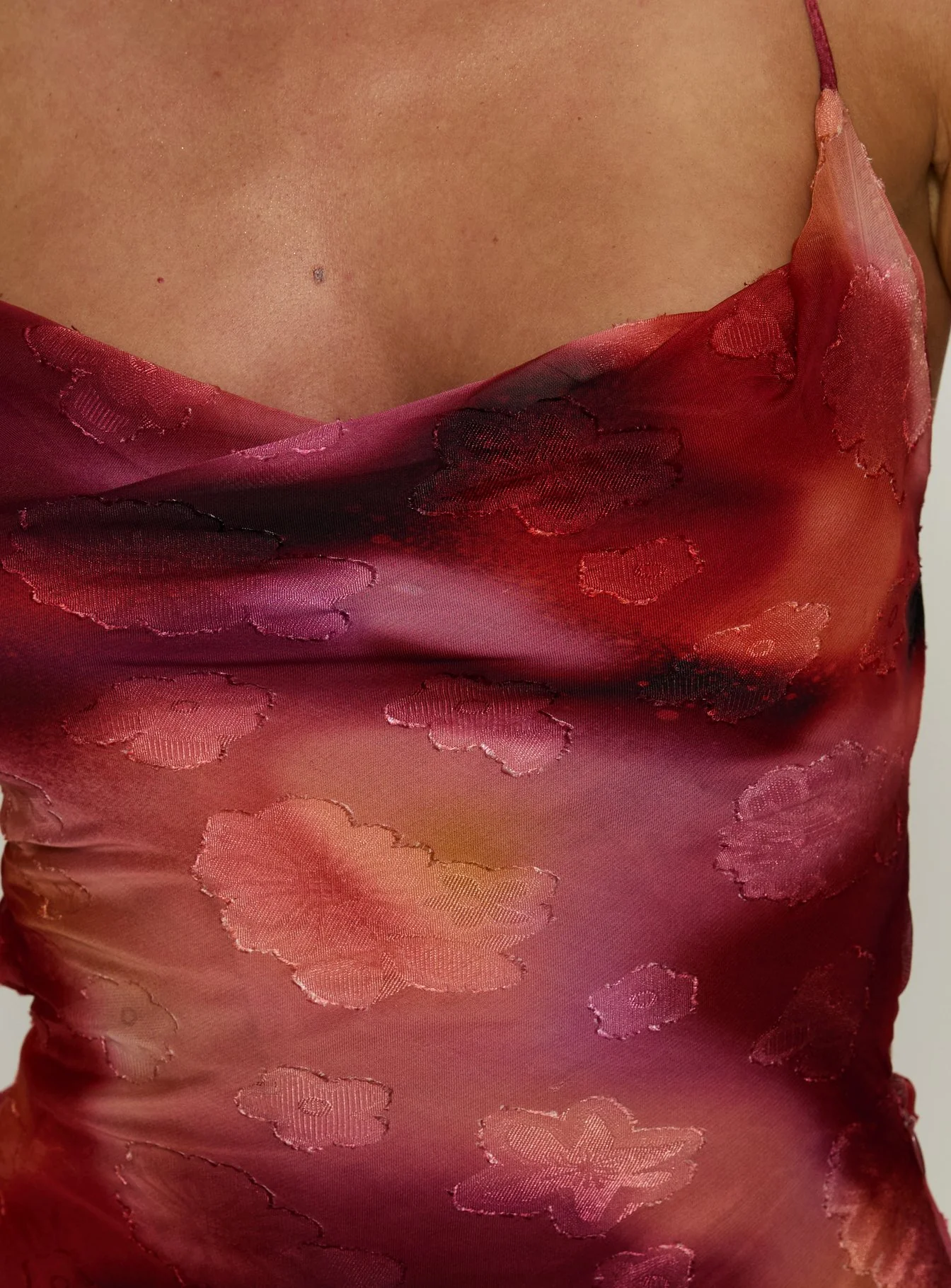 Celena Maxi Dress Red Blur - Image 6
