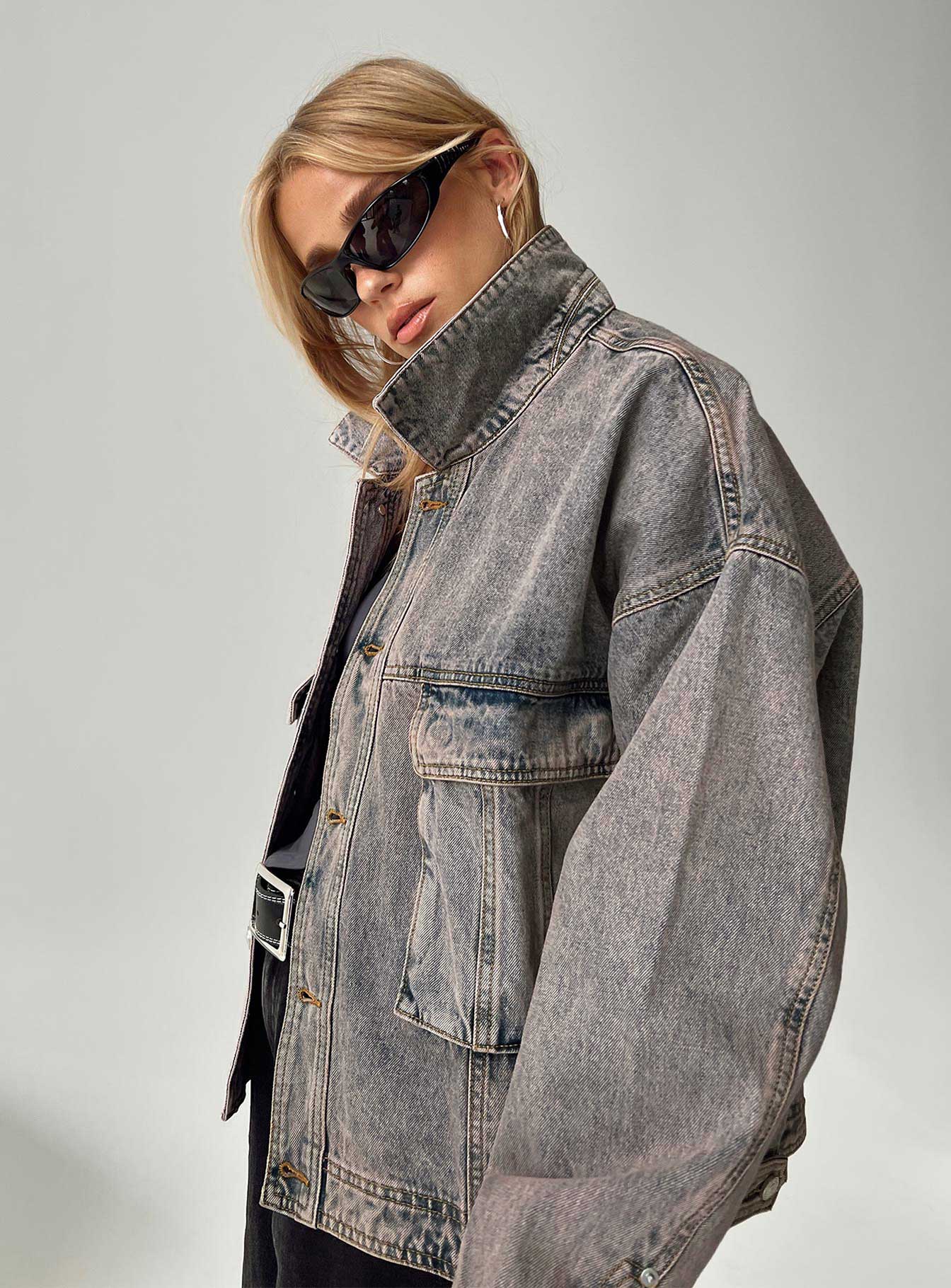 Kier Oversized Denim Jacket - Image 7