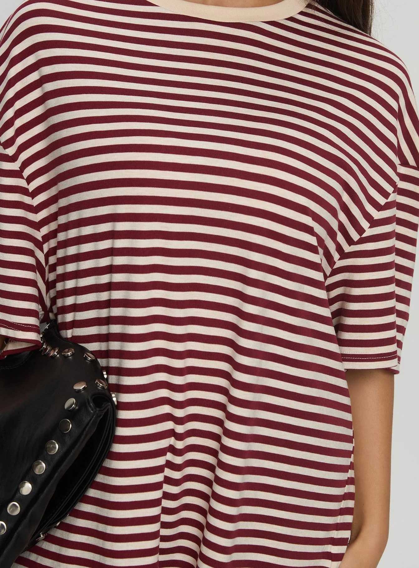 Kieryn Oversized Top Red Stripe - Image 6