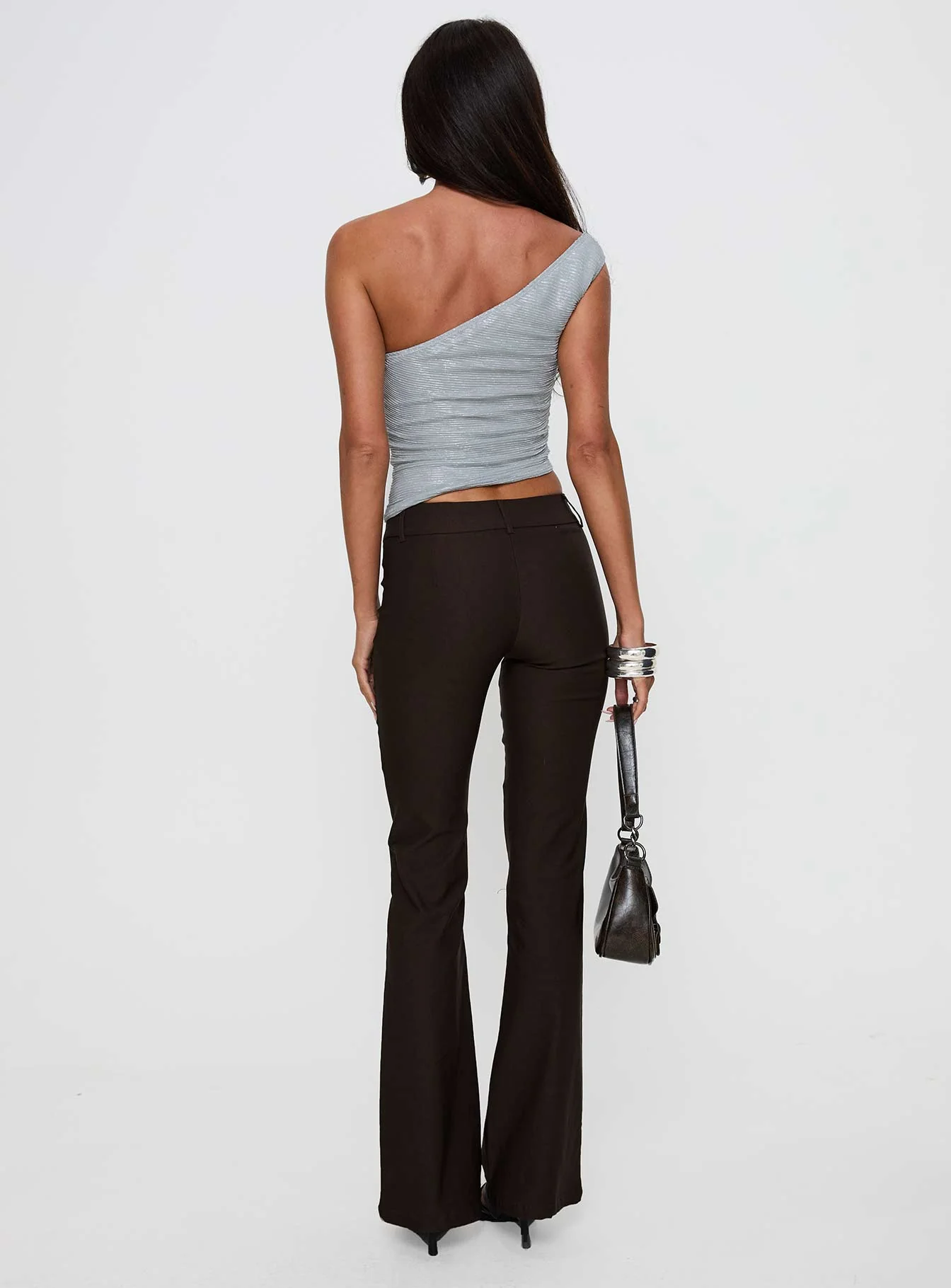 Kinkirk Flared Pants Chocolate Tall - Image 4
