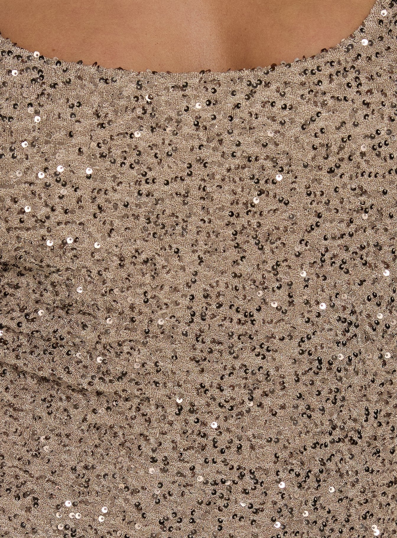 Knox Maxi Dress Brown Sequin - Image 5