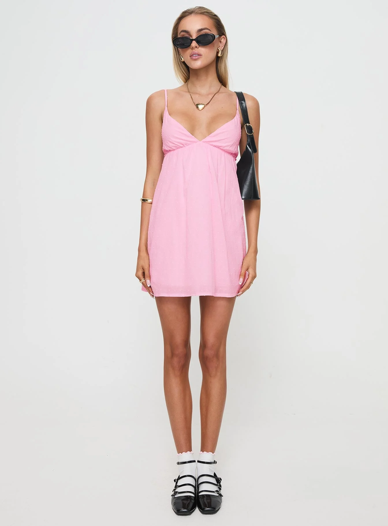 Koko Mini Dress Pink - Image 7